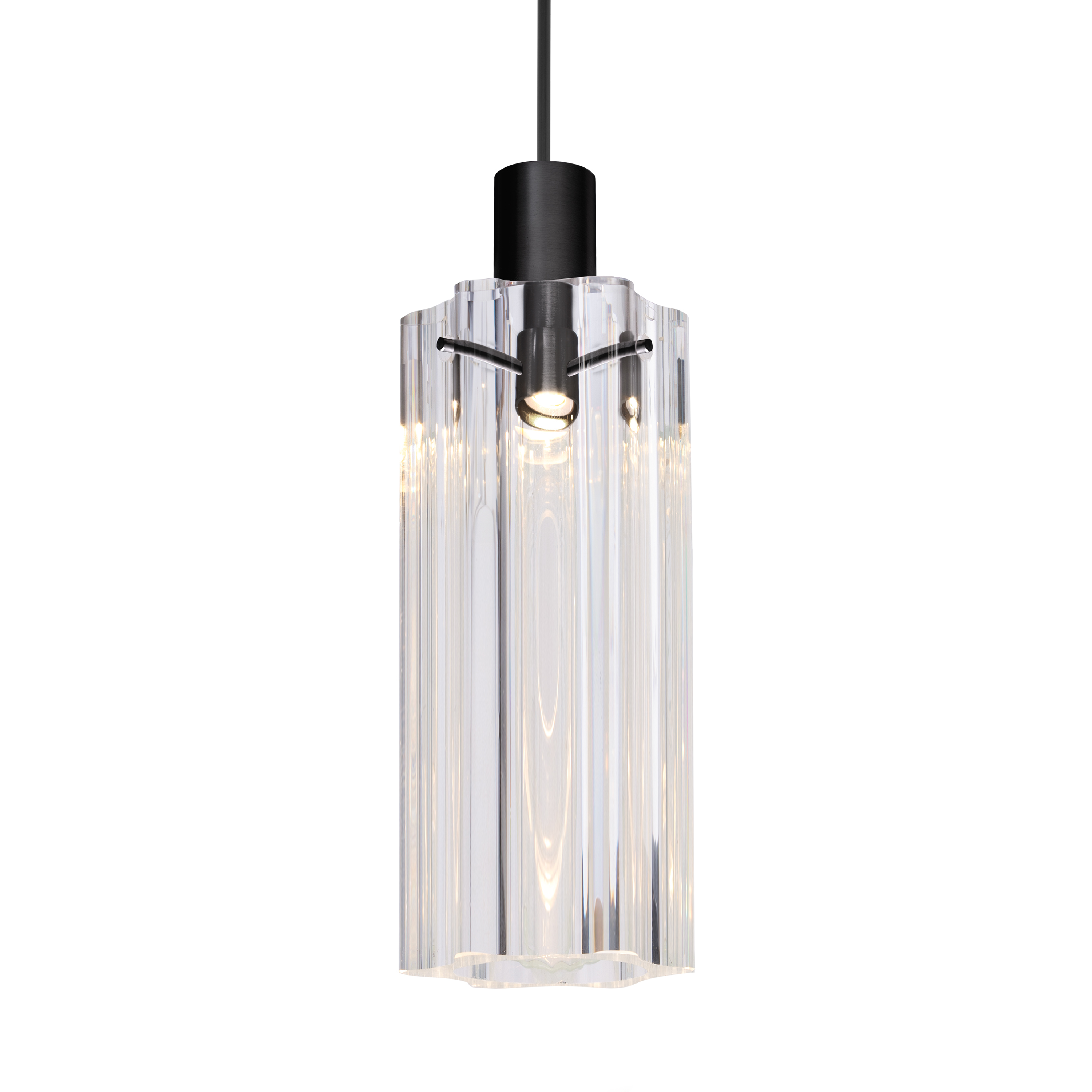 Ice 7 1 Light Black Pendant Ceiling Light