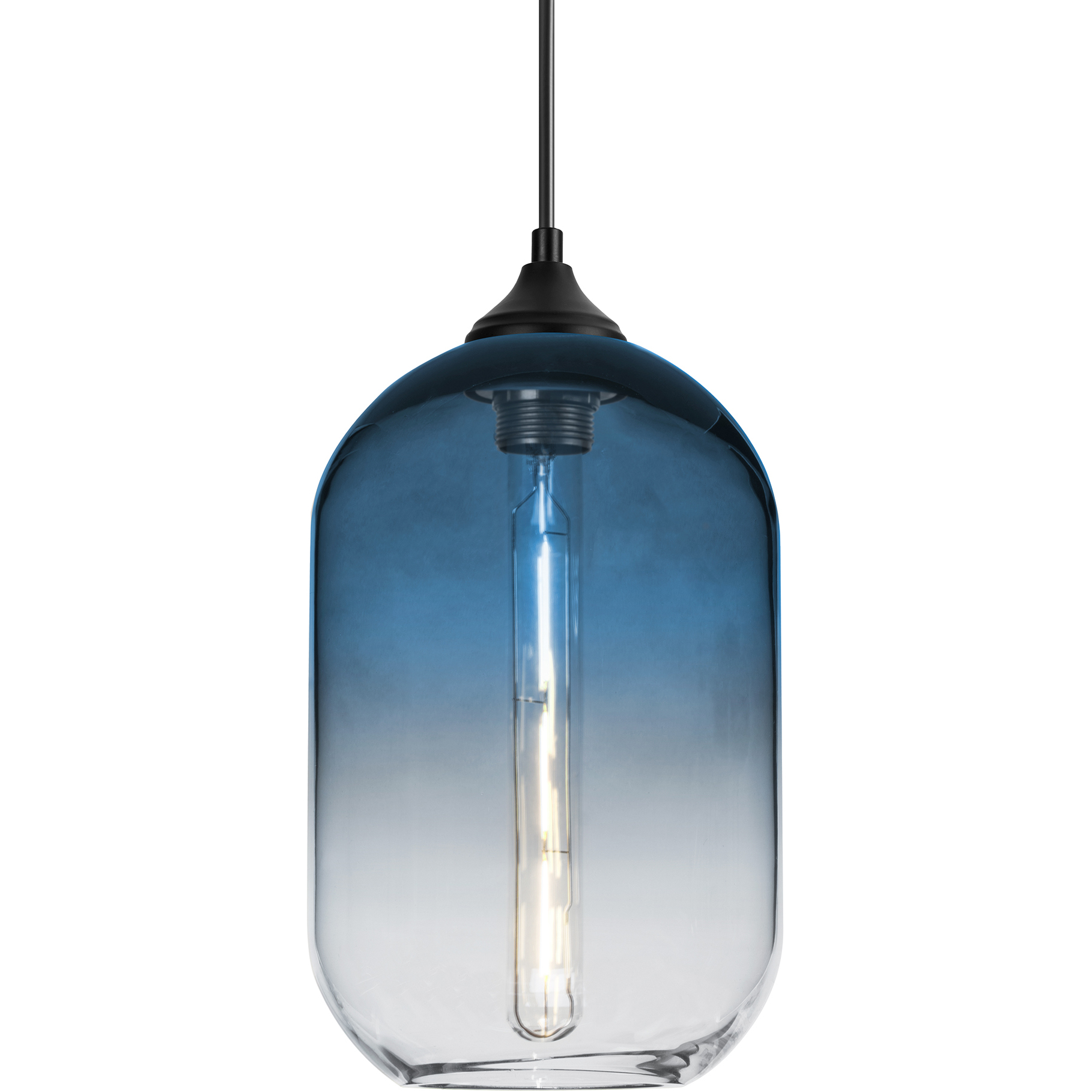 Omega 12 1 Light Black Outdoor Pendant