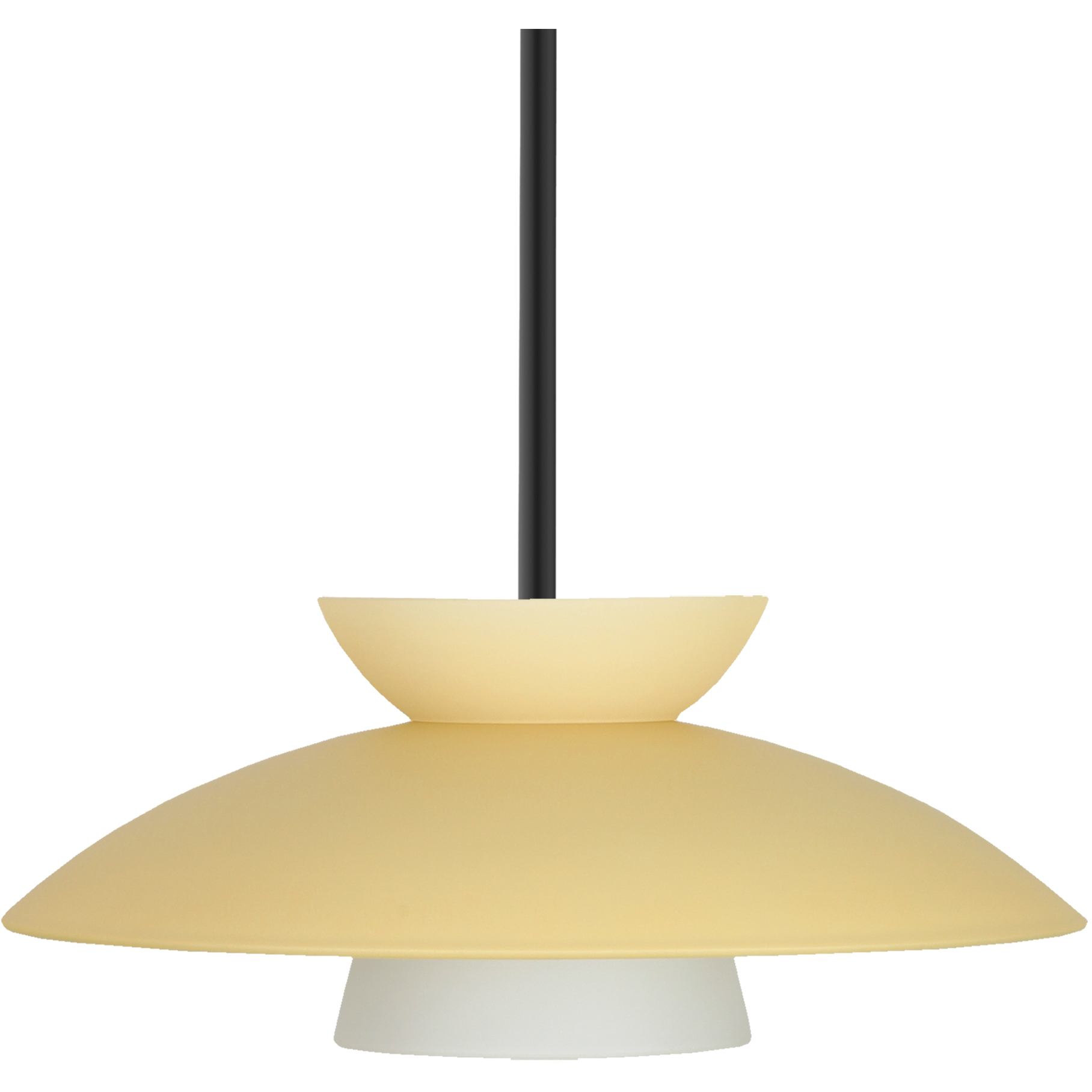 Trilo 15 LED Black Stem Pendant Ceiling Light