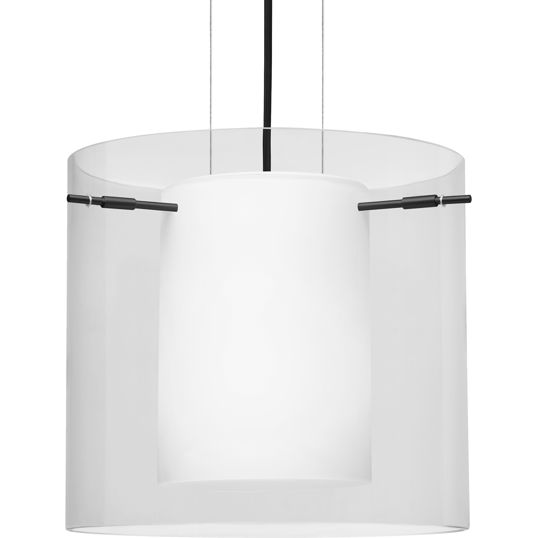 Pahu 12 1 Light Black Cable Pendant Ceiling Light