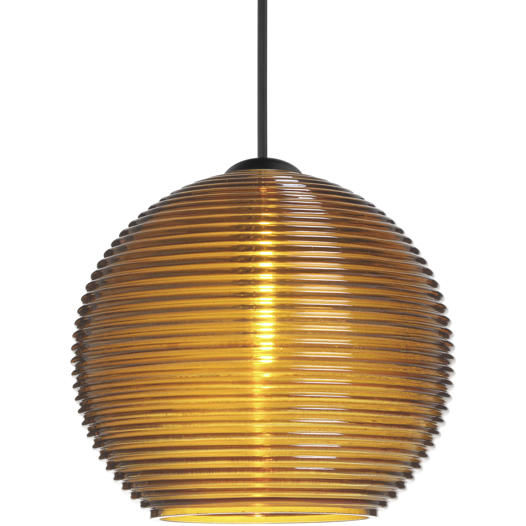 Kristall 6 1 Light Black Cord Pendant Ceiling Light