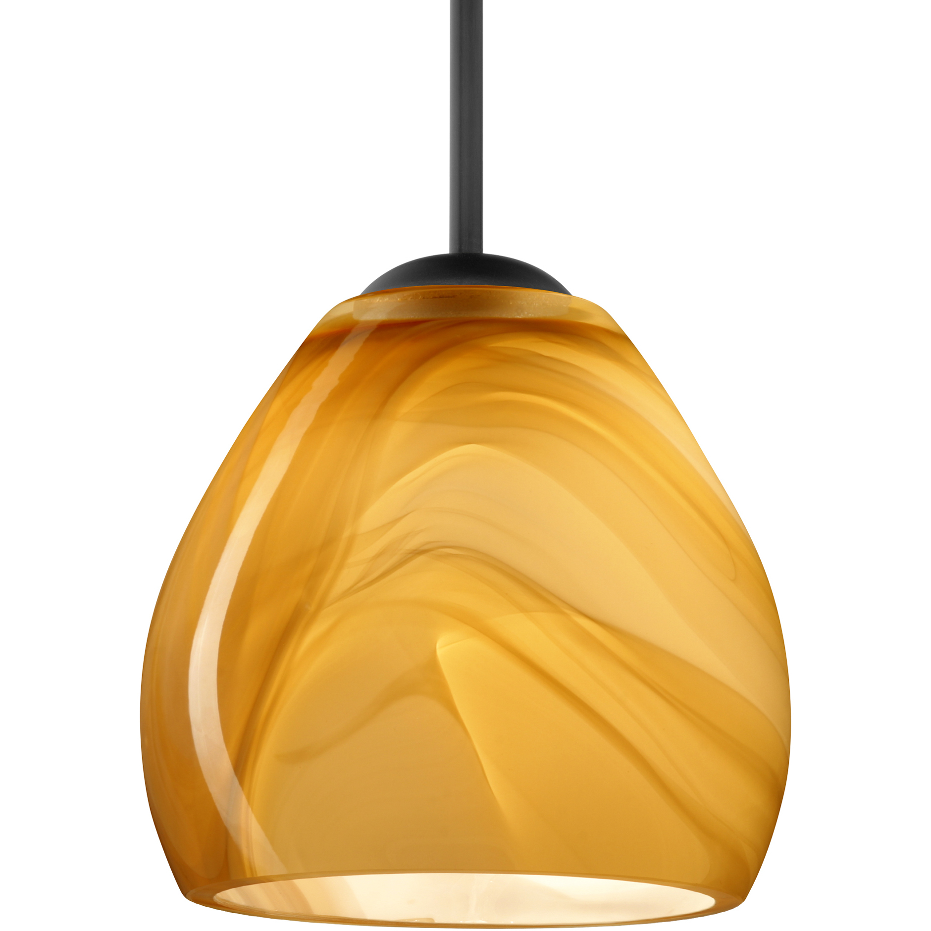 Bolla 1 Light Black Cord Pendant Ceiling Light