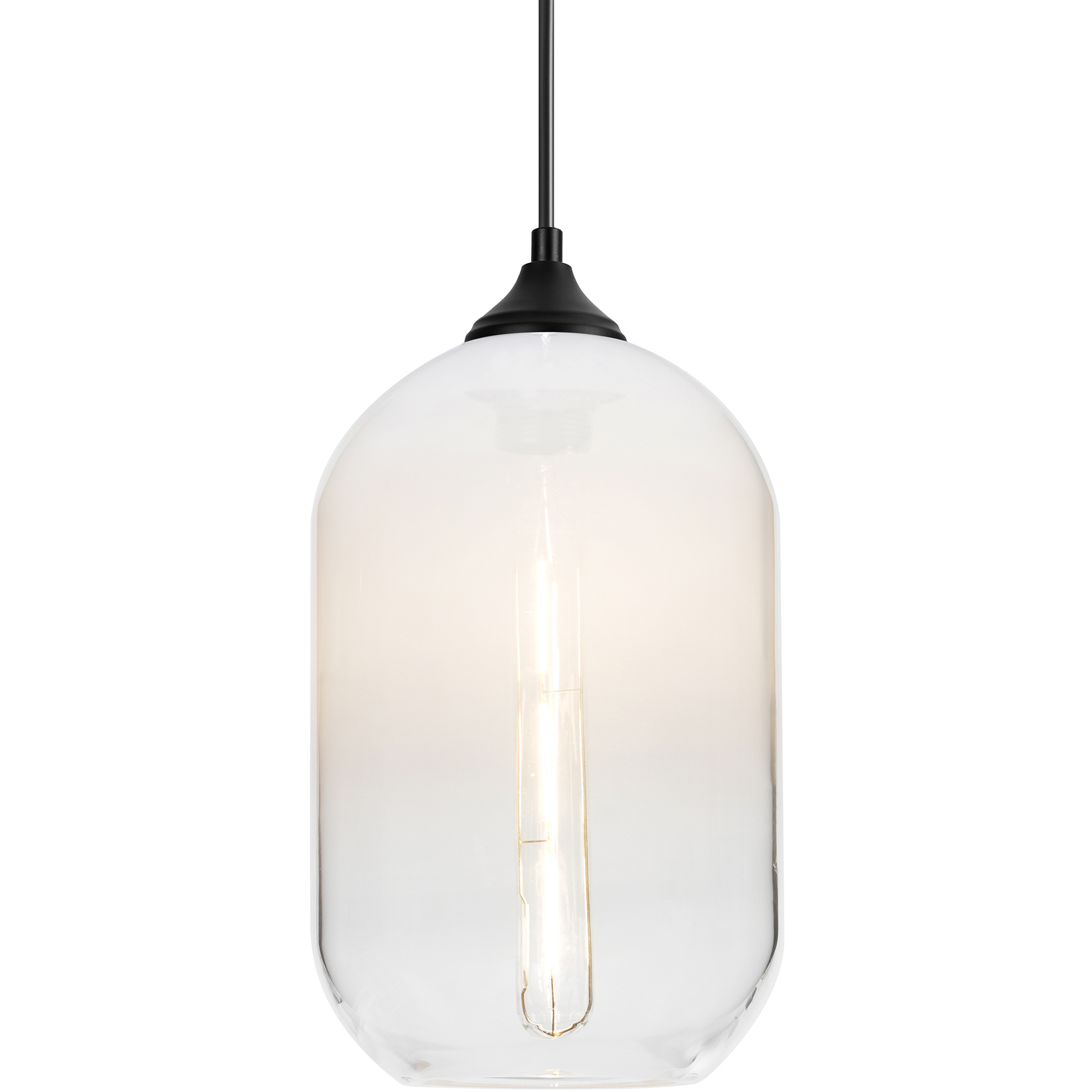Omega 12 1 Light Black Outdoor Pendant