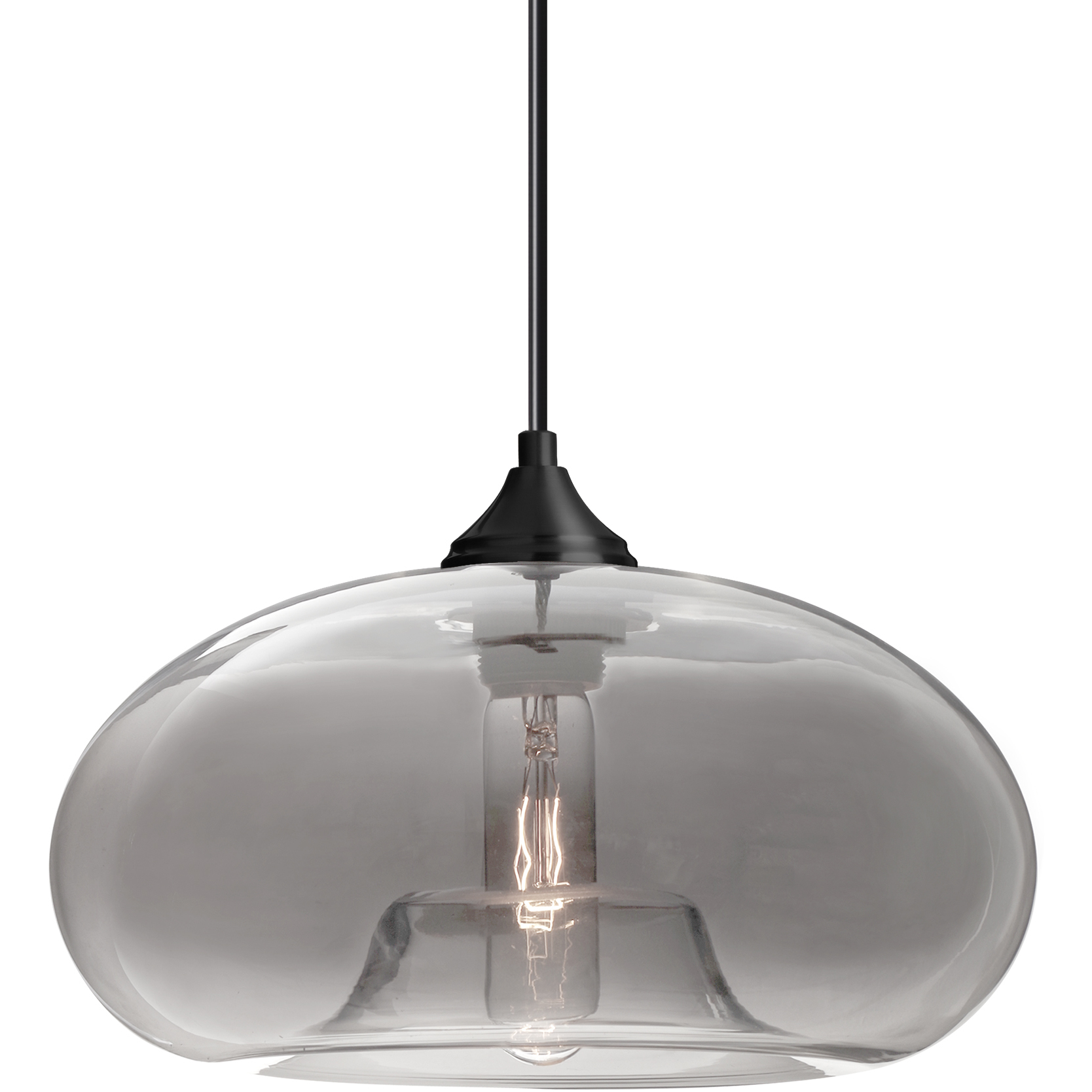Bana 1 Light Black Cord Pendant Ceiling Light