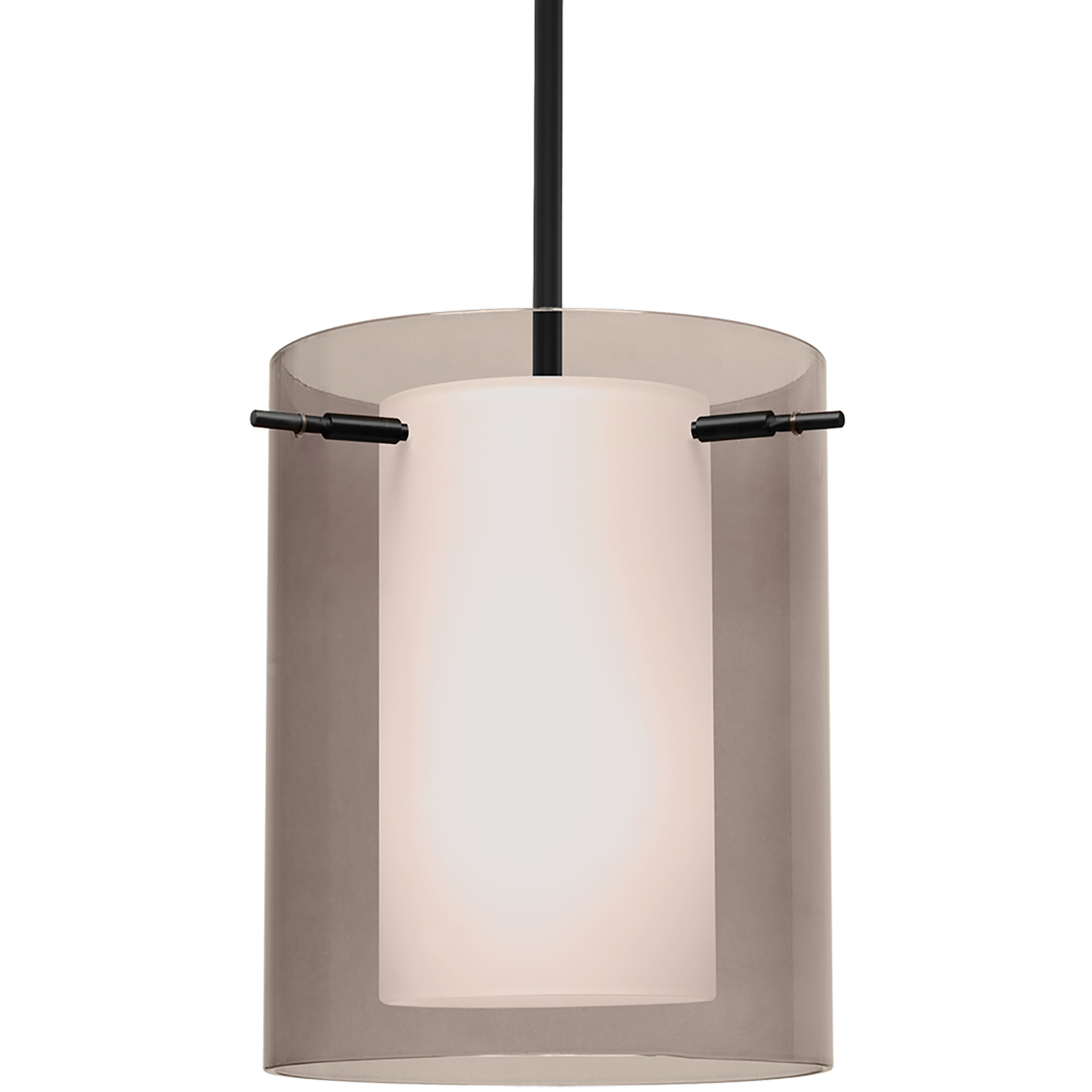 Pahu 8 LED Black Stem Pendant Ceiling Light