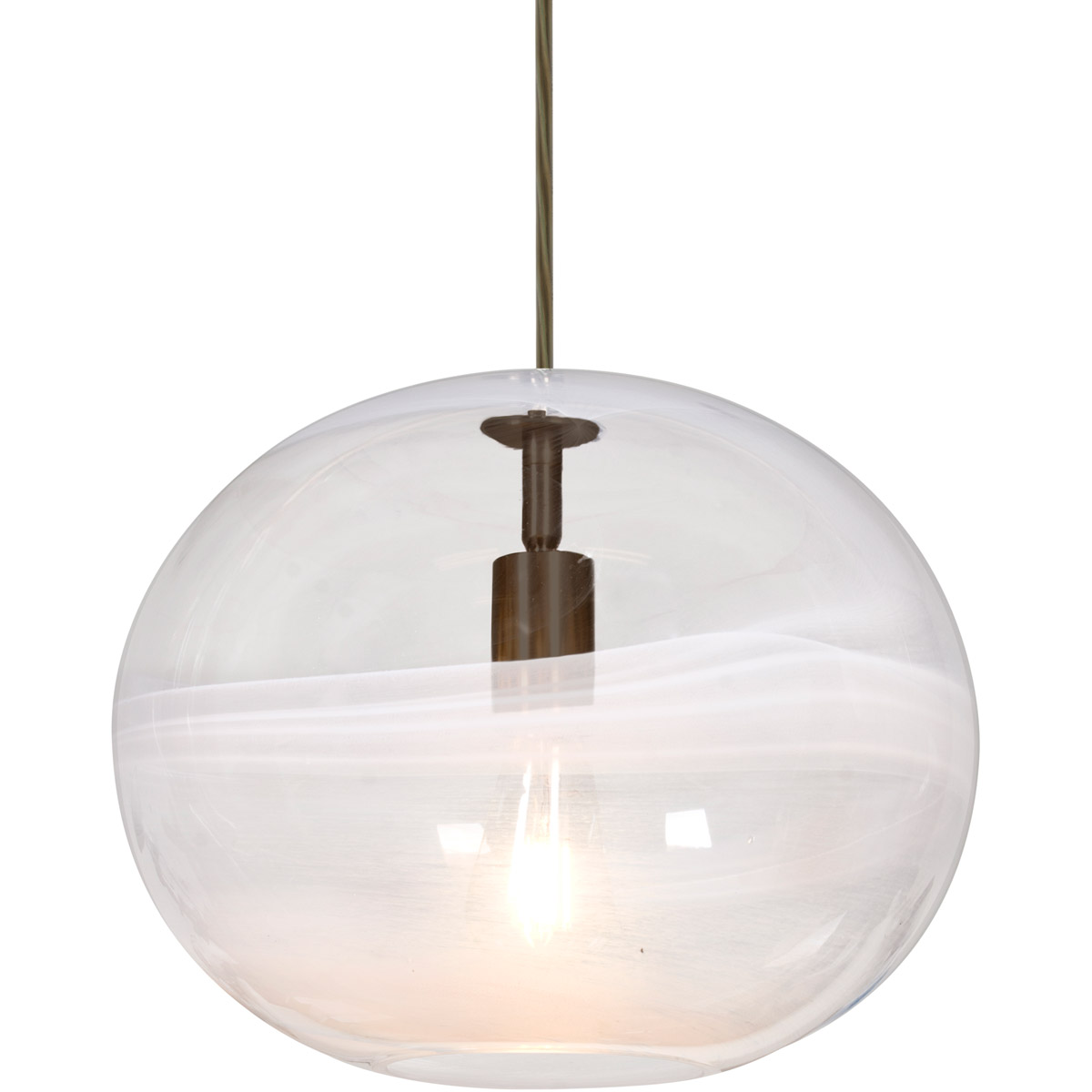 Geno 1 Light Bronze Pendant Ceiling Light
