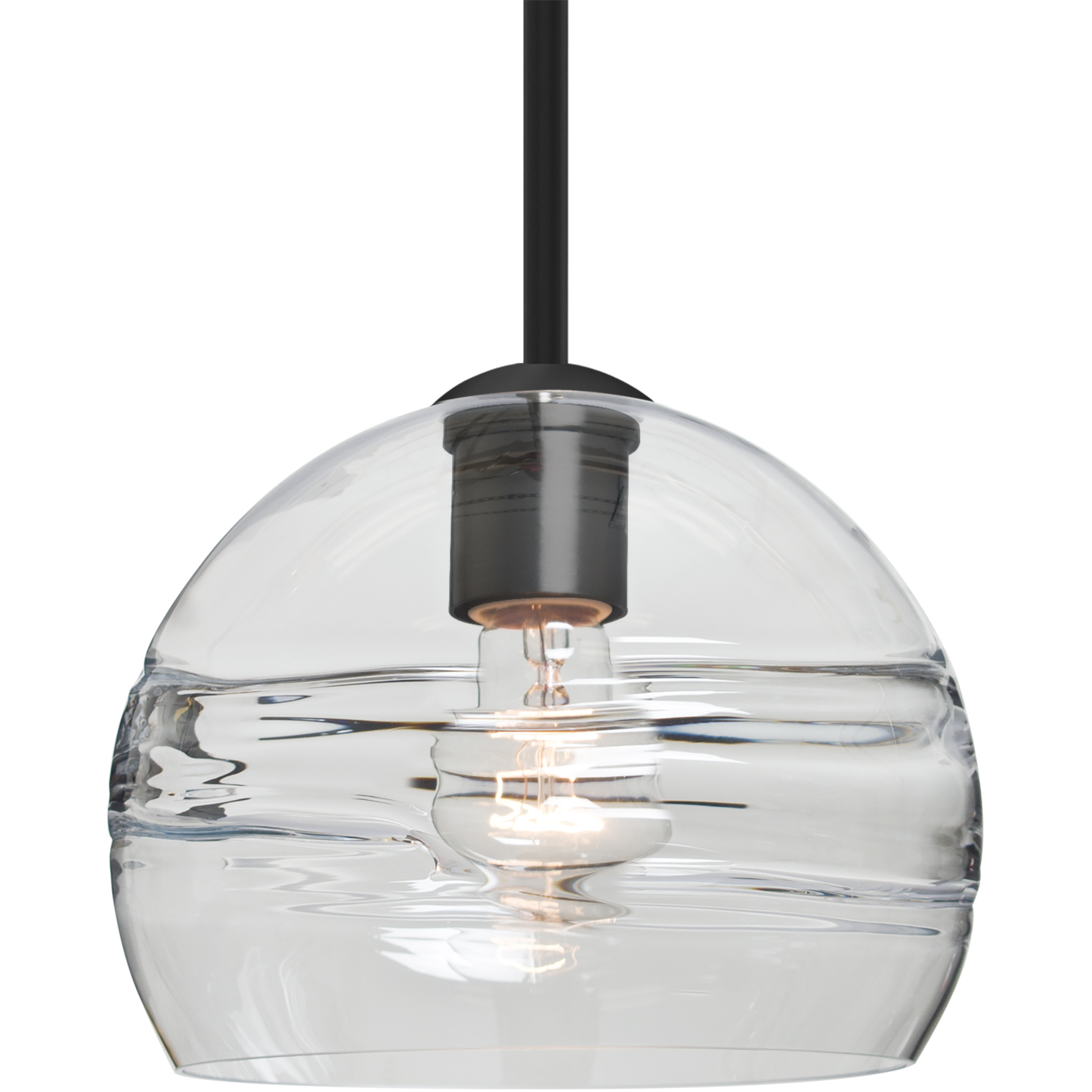 Spirit 8 1 Light Black Stem Pendant Ceiling Light