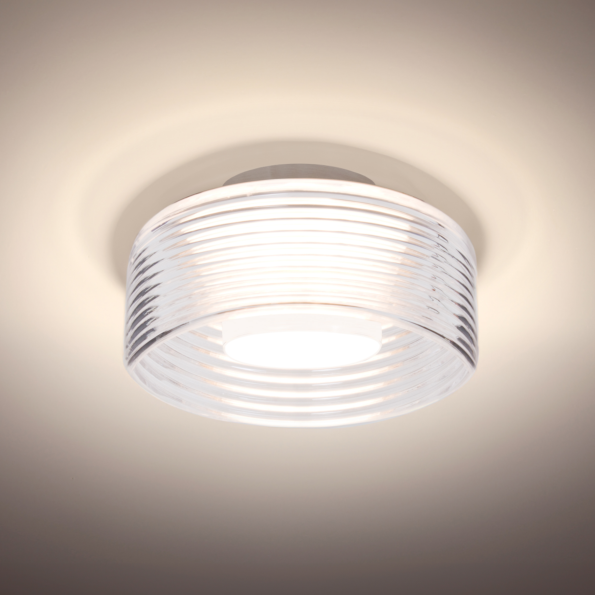 Belu LED 7.88 inch Black Flush Mount Ceiling Light