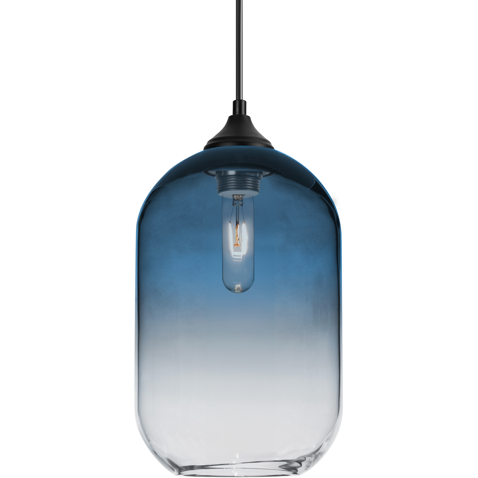 Omega 12 1 Light Black Outdoor Pendant
