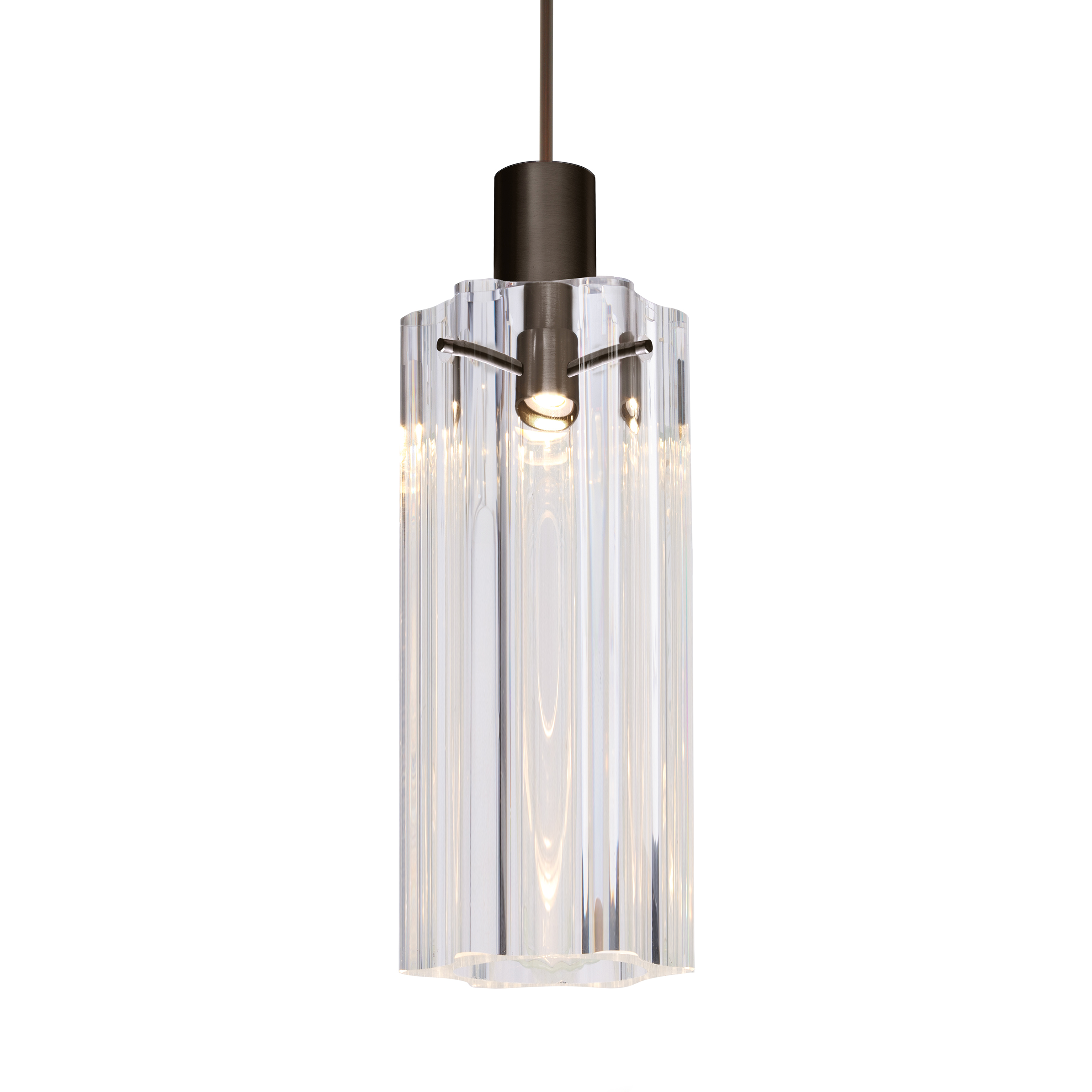 Ice 7 LED Bronze Pendant Ceiling Light