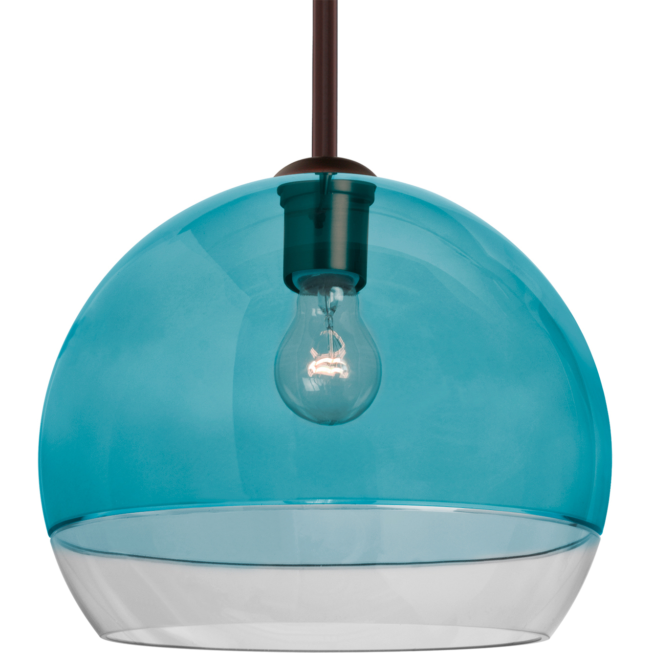 Ally 12 1 Light Bronze Stem Pendant Ceiling Light