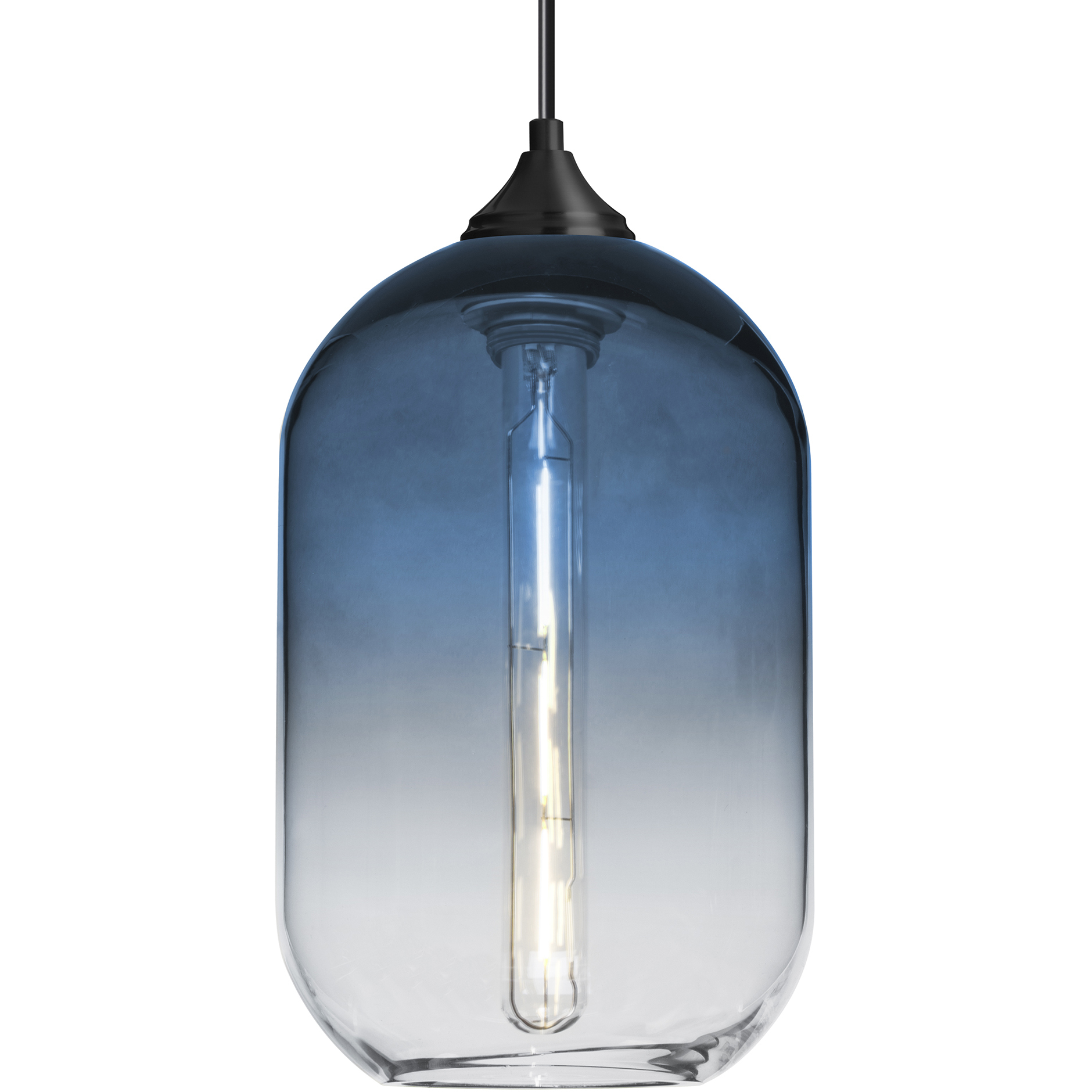 Omega 12 1 Light Black Cord Pendant Ceiling Light