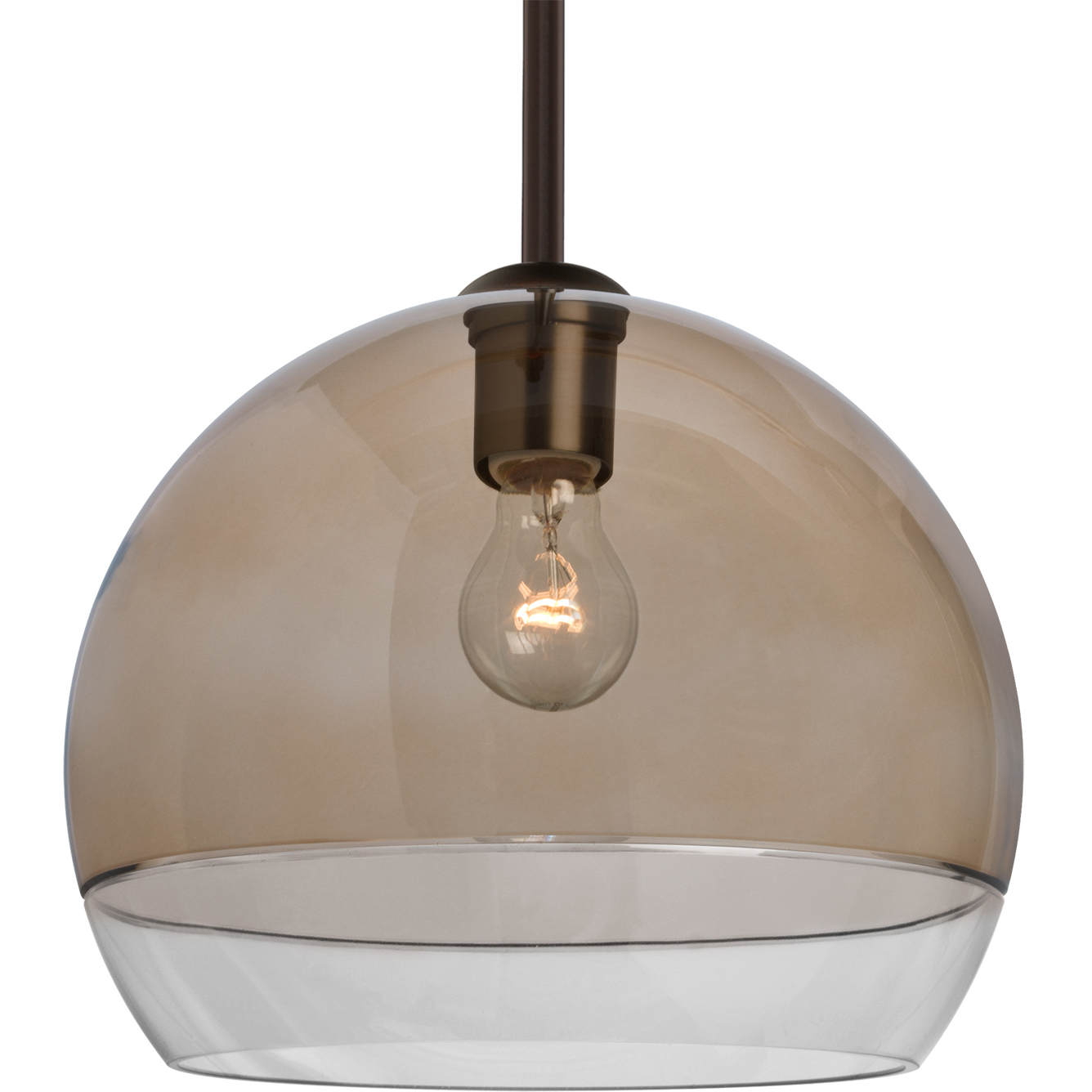 Ally 12 1 Light Bronze Stem Pendant Ceiling Light