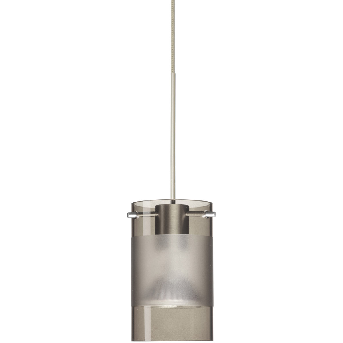 Scope 1 Light Satin Nickel Cord Pendant Ceiling Light