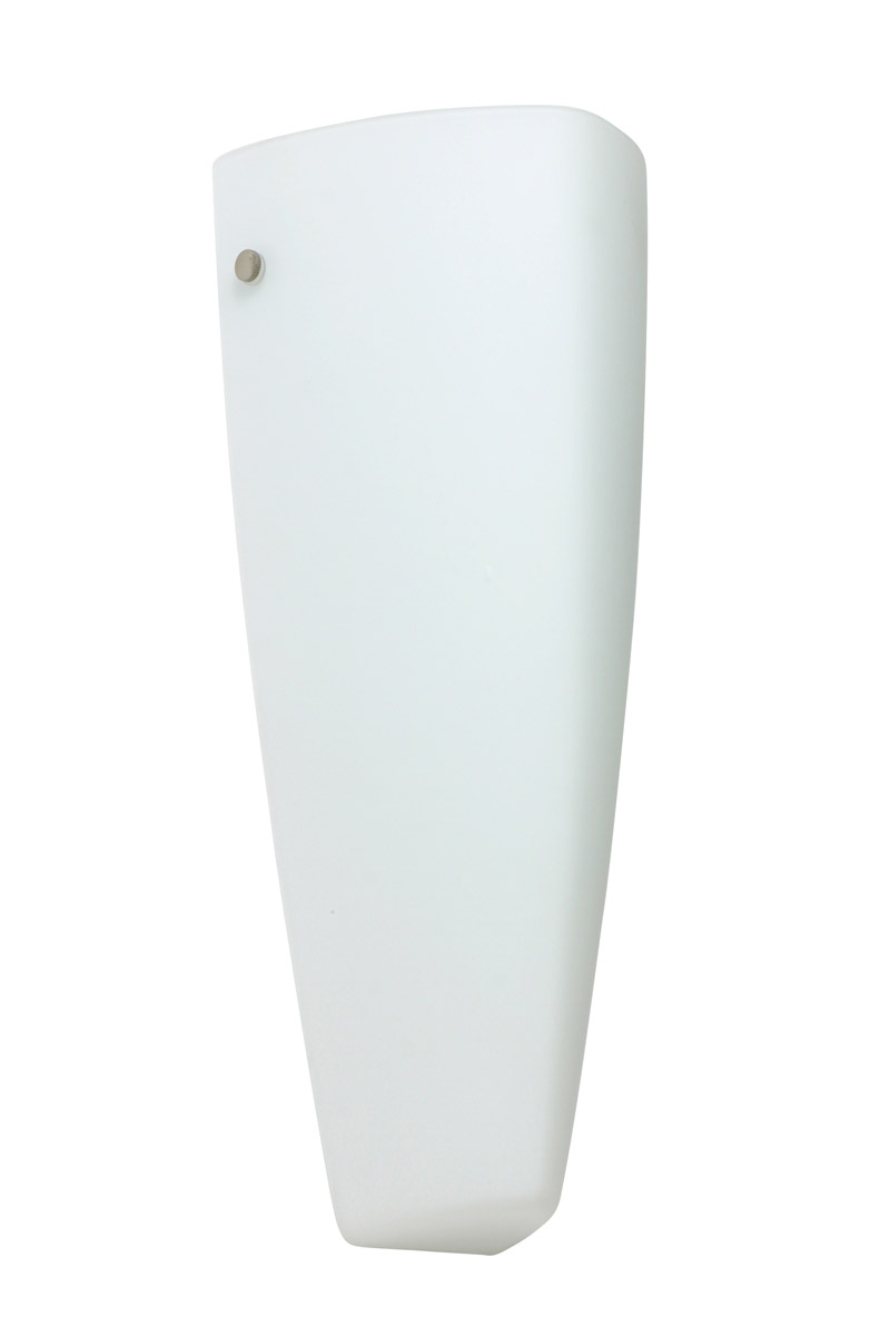 Lina LED 6 inch Satin Nickel ADA Wall Sconce Wall Light in Opal Matte Glass