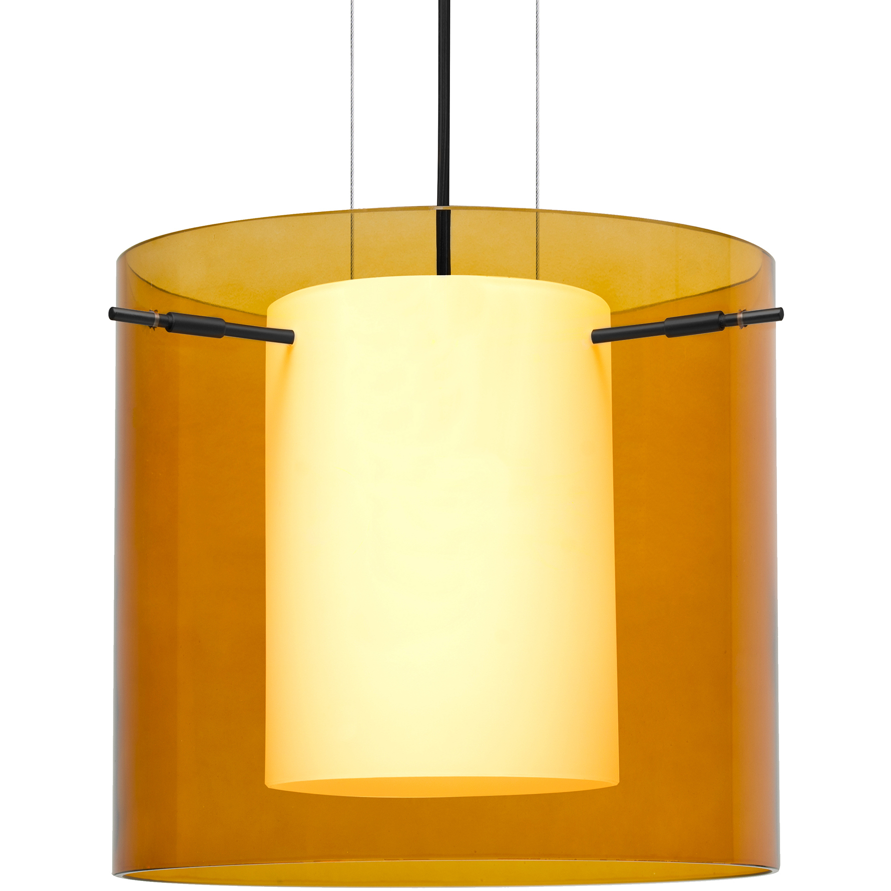 Pahu 12 LED Black Cable Pendant Ceiling Light