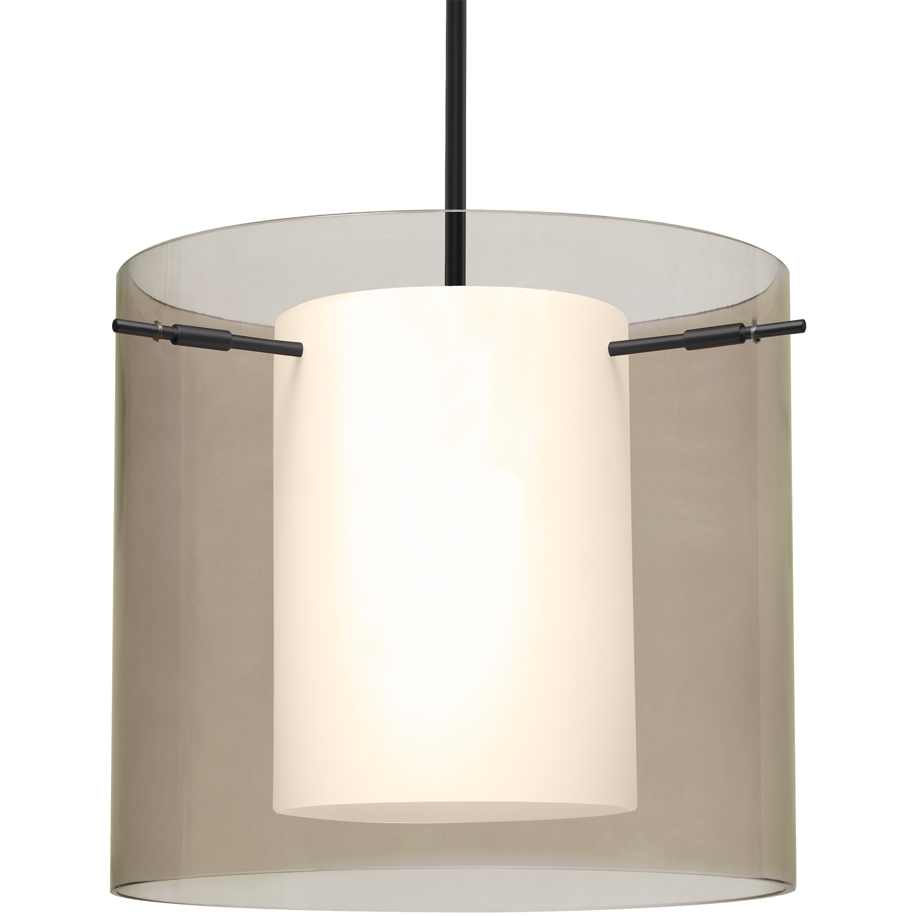 Pahu 12 1 Light Black Stem Pendant Ceiling Light
