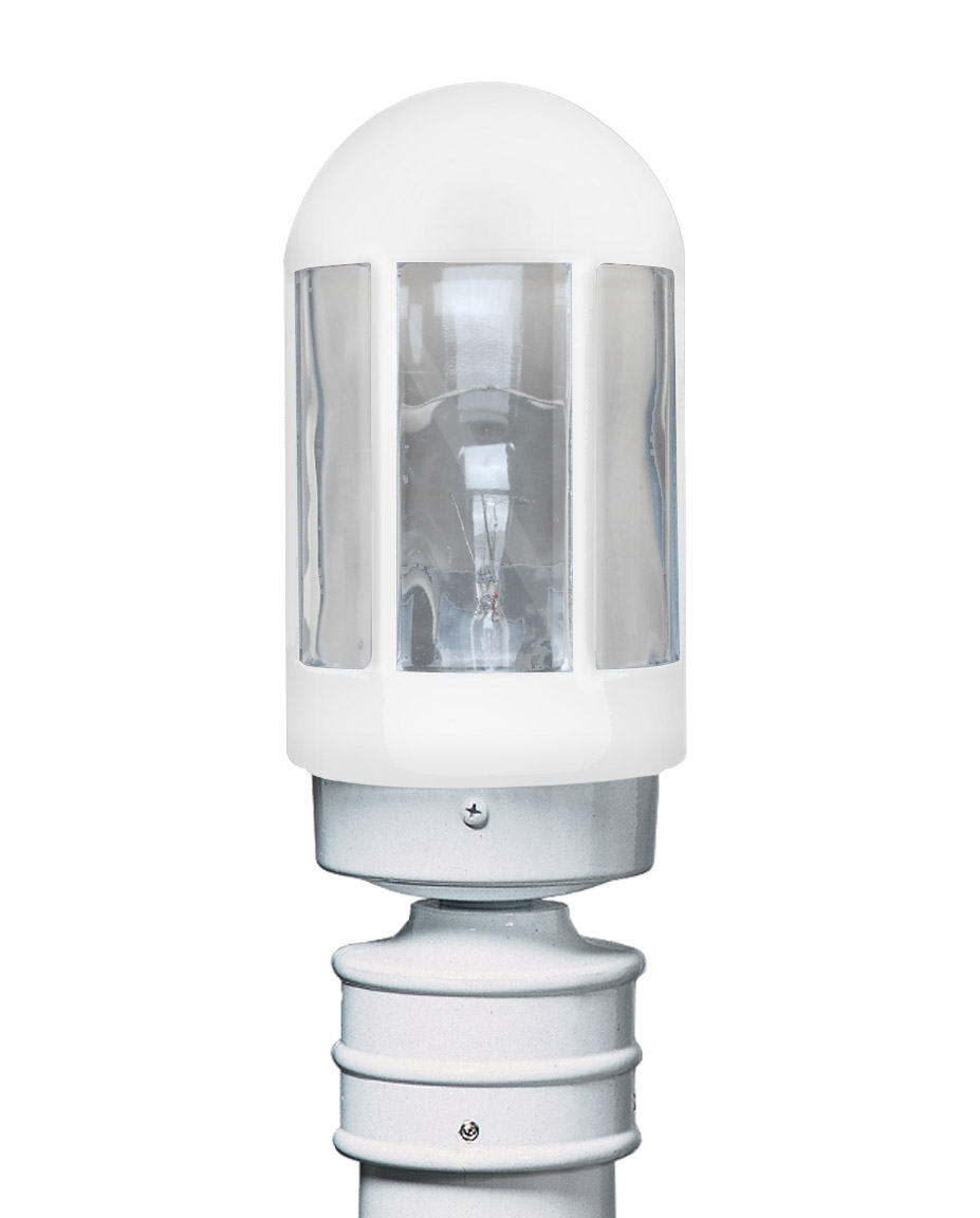 3151 Series 1 Light 13 inch White Outdoor Post Mount, Costaluz
