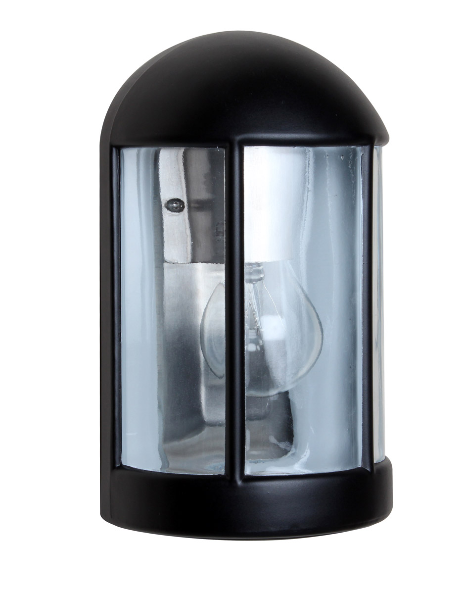 3152 Series 1 Light 9 inch Black Outdoor Sconce, Costaluz