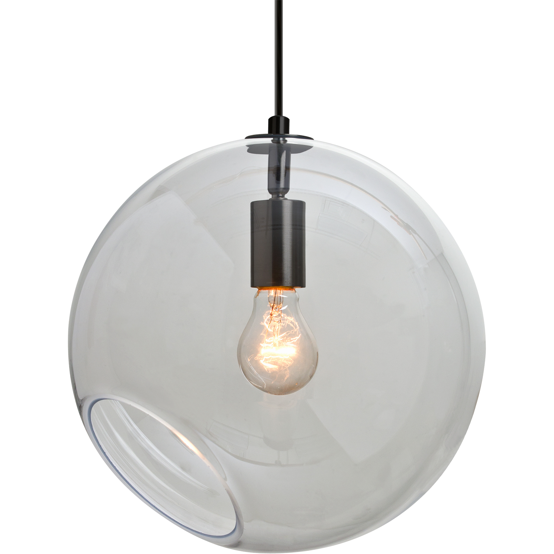 Maestro 12 1 Light Black Cord Pendant Ceiling Light