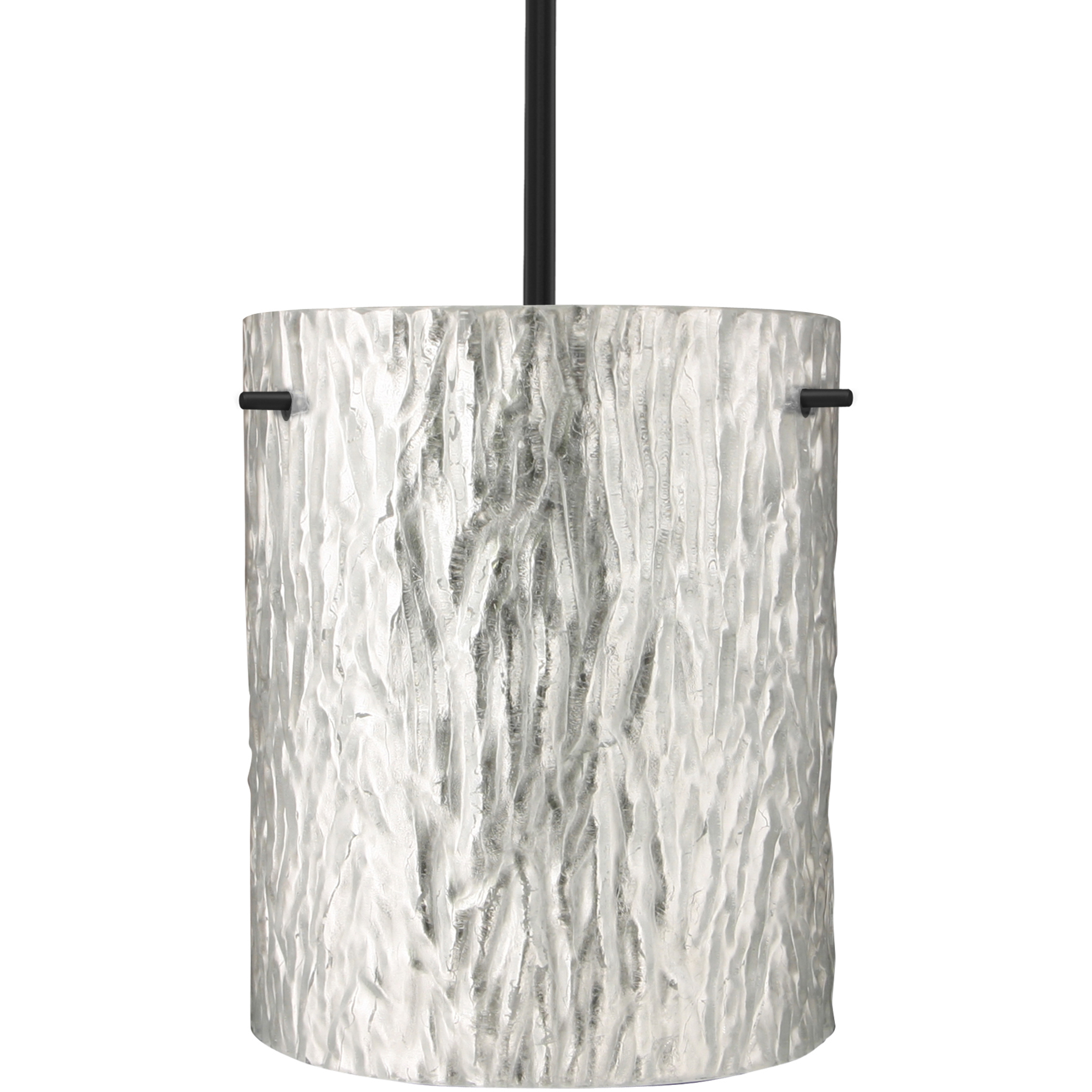 Tamburo 8 LED Black Stem Pendant Ceiling Light