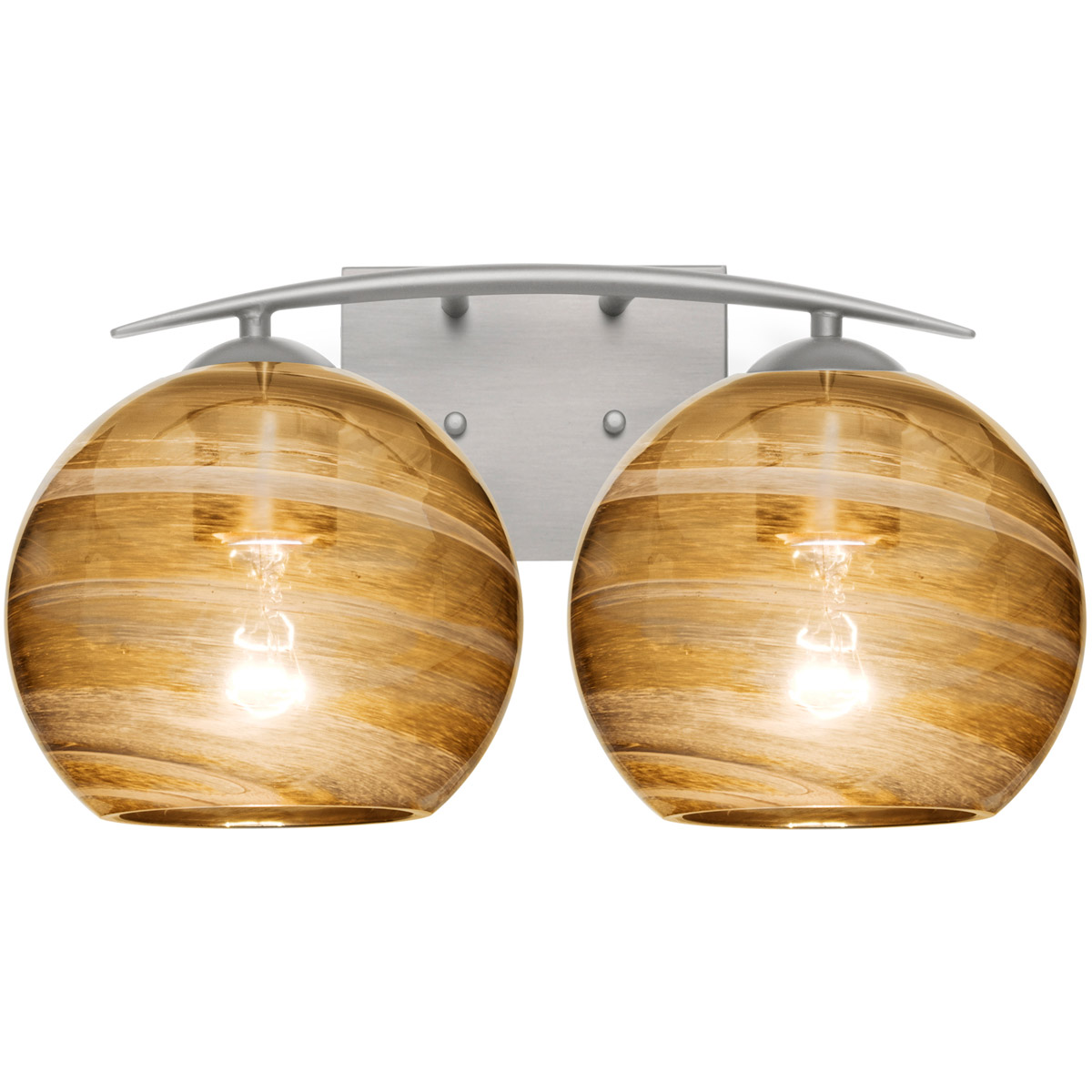 Jilly 2 Light 15 inch Satin Nickel Vanity Light Wall Light