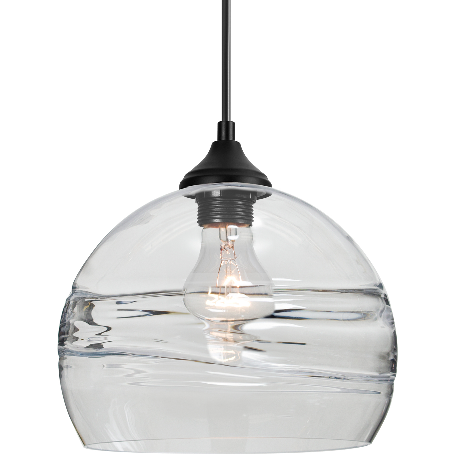 Spirit 8 1 Light Black Outdoor Pendant