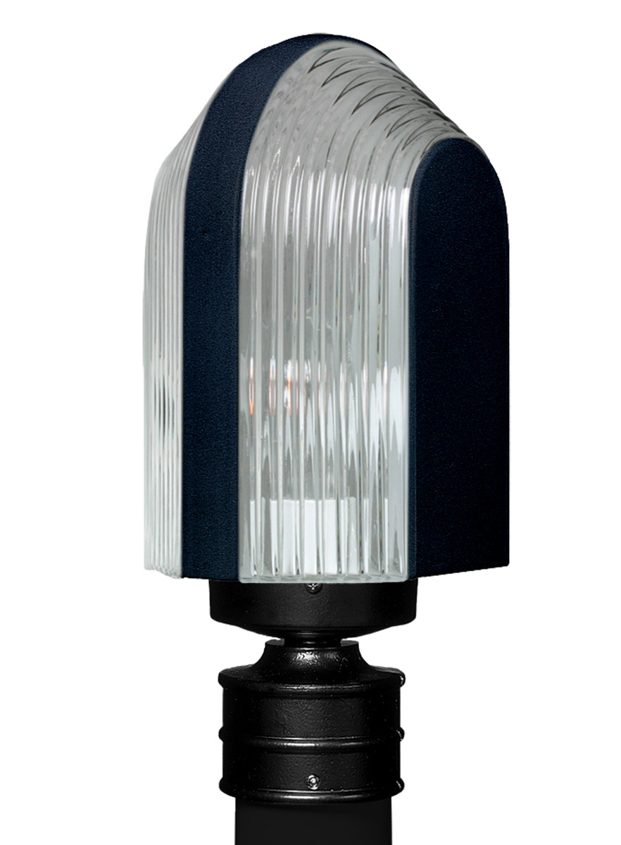 3139 Series 1 Light 14 inch Black Outdoor Post Mount, Costaluz