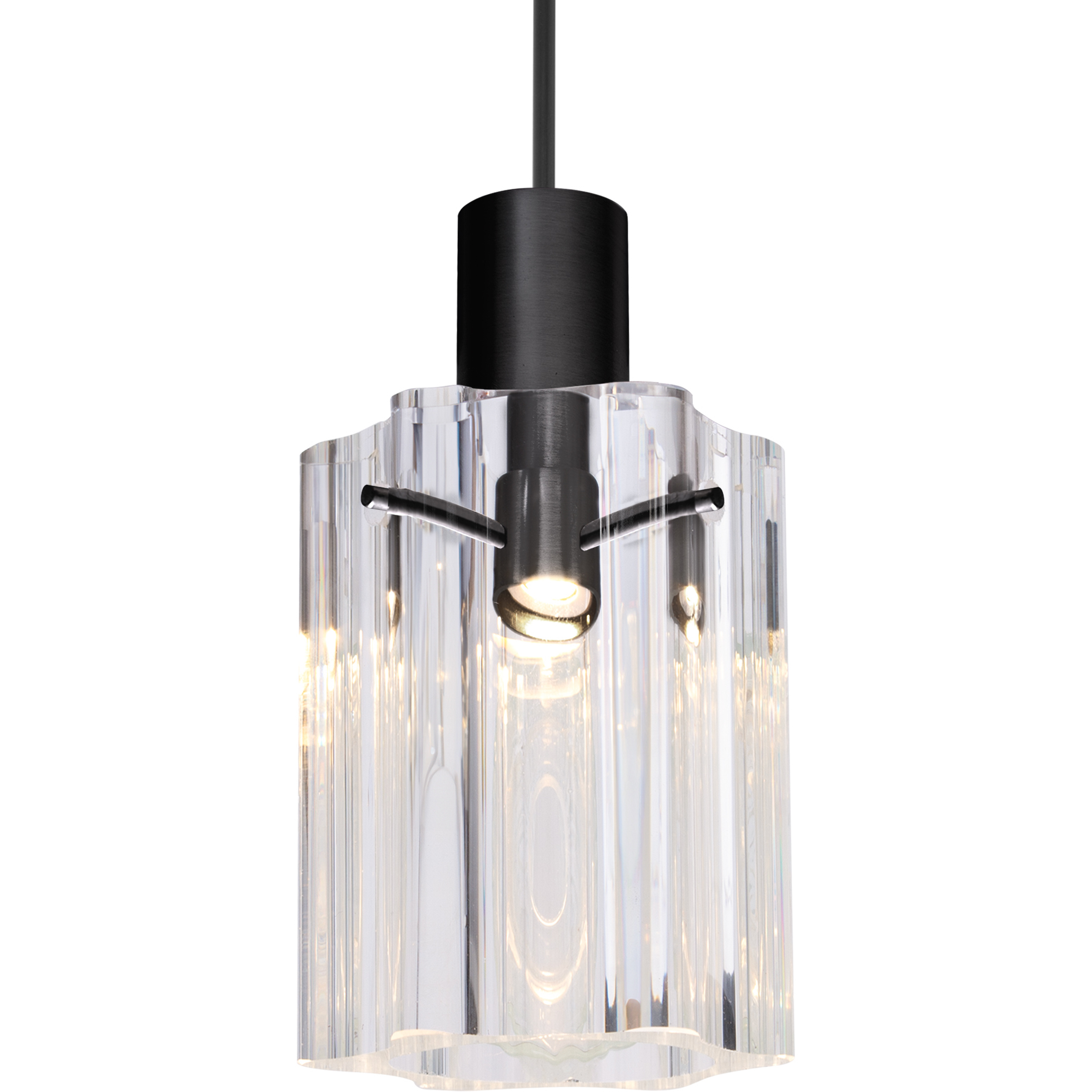 Ice 4 1 Light Black Pendant Ceiling Light