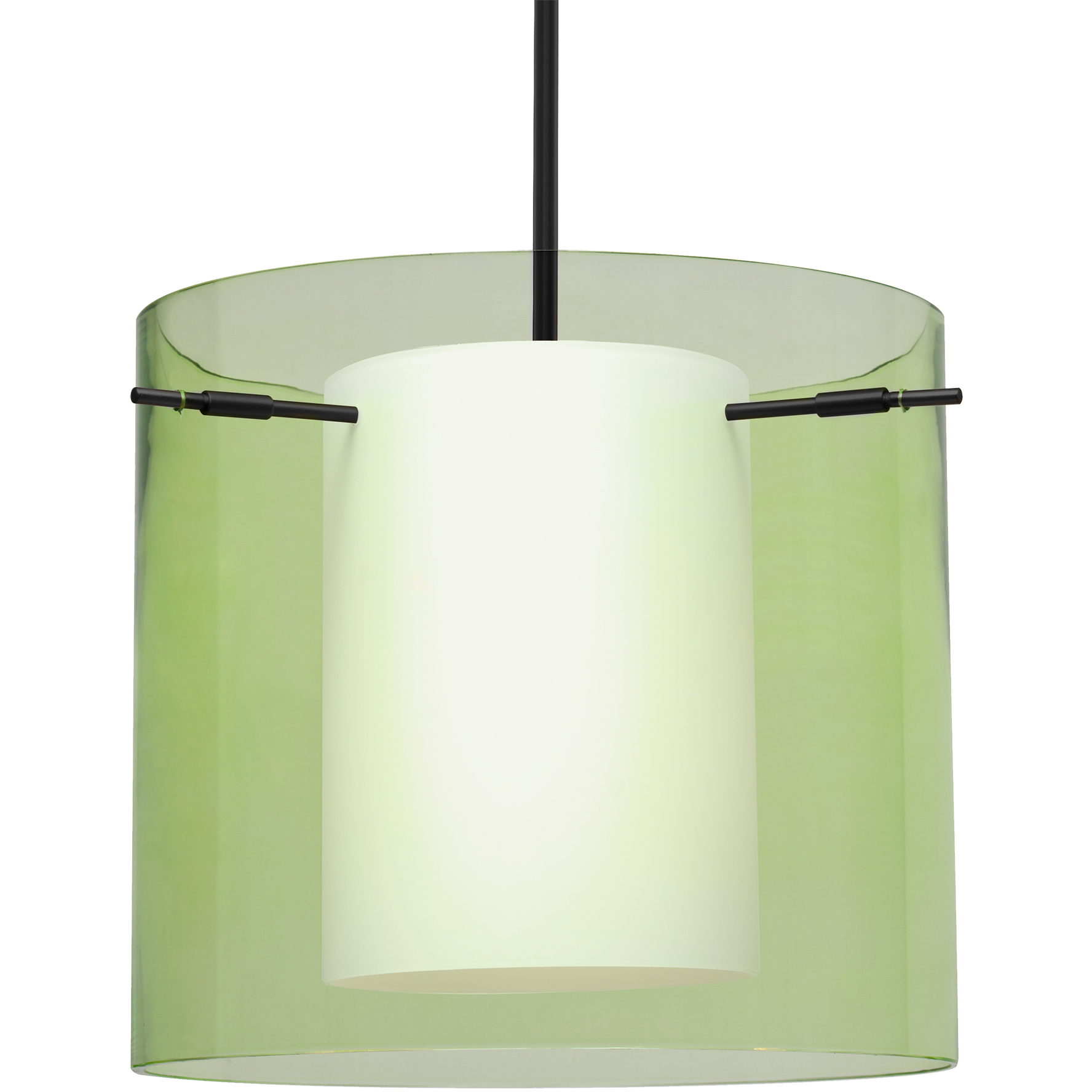 Pahu 12 LED Black Stem Pendant Ceiling Light