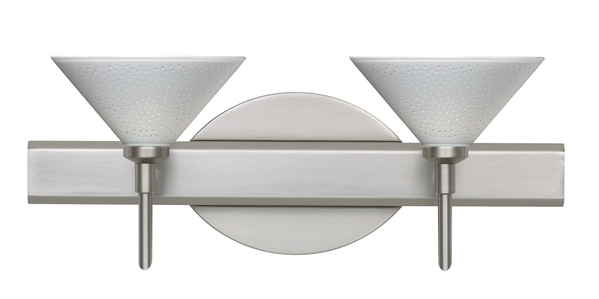 Kona LED 15 inch Satin Nickel Vanity Lighting Wall Light