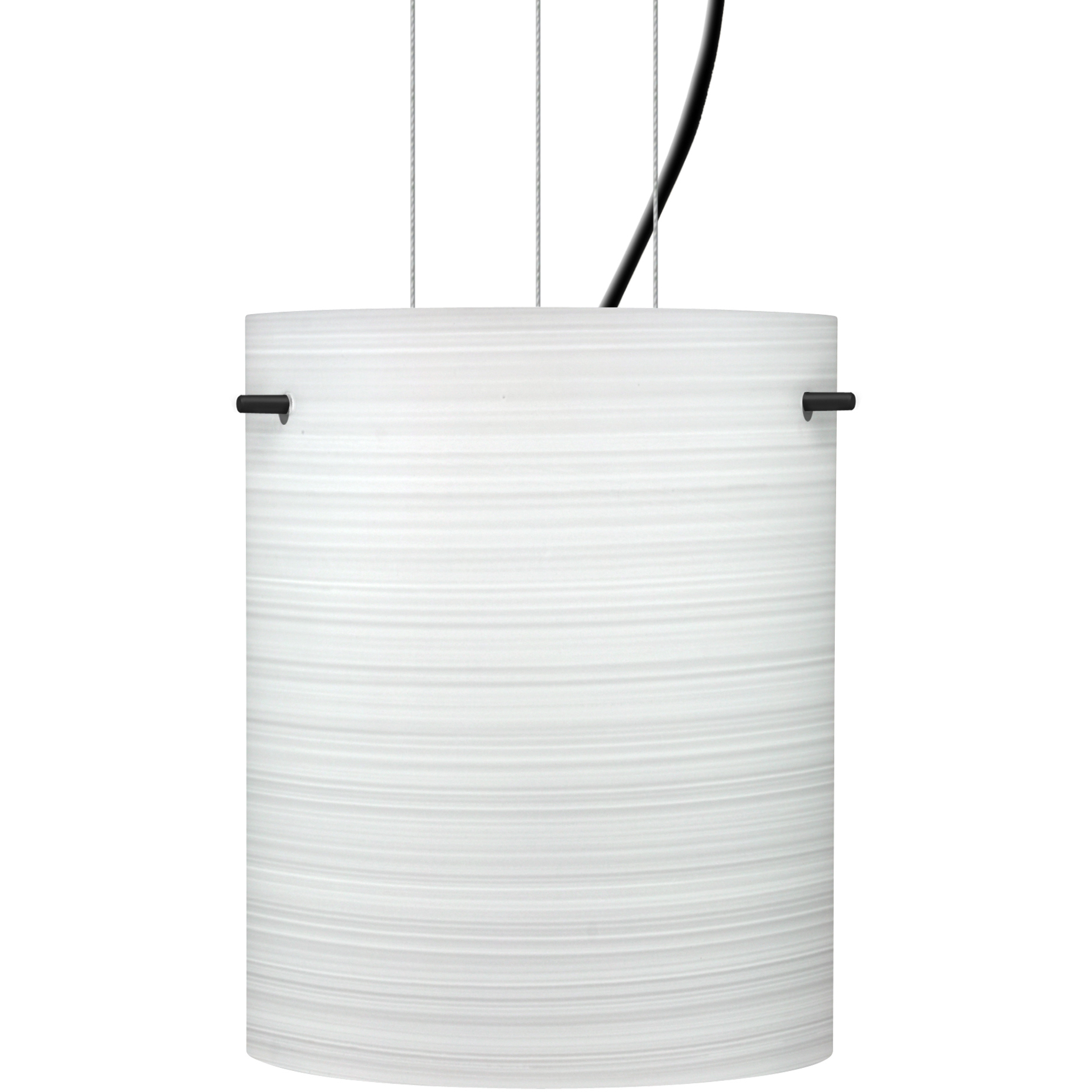 Tamburo 8 LED Black Cable Pendant Ceiling Light