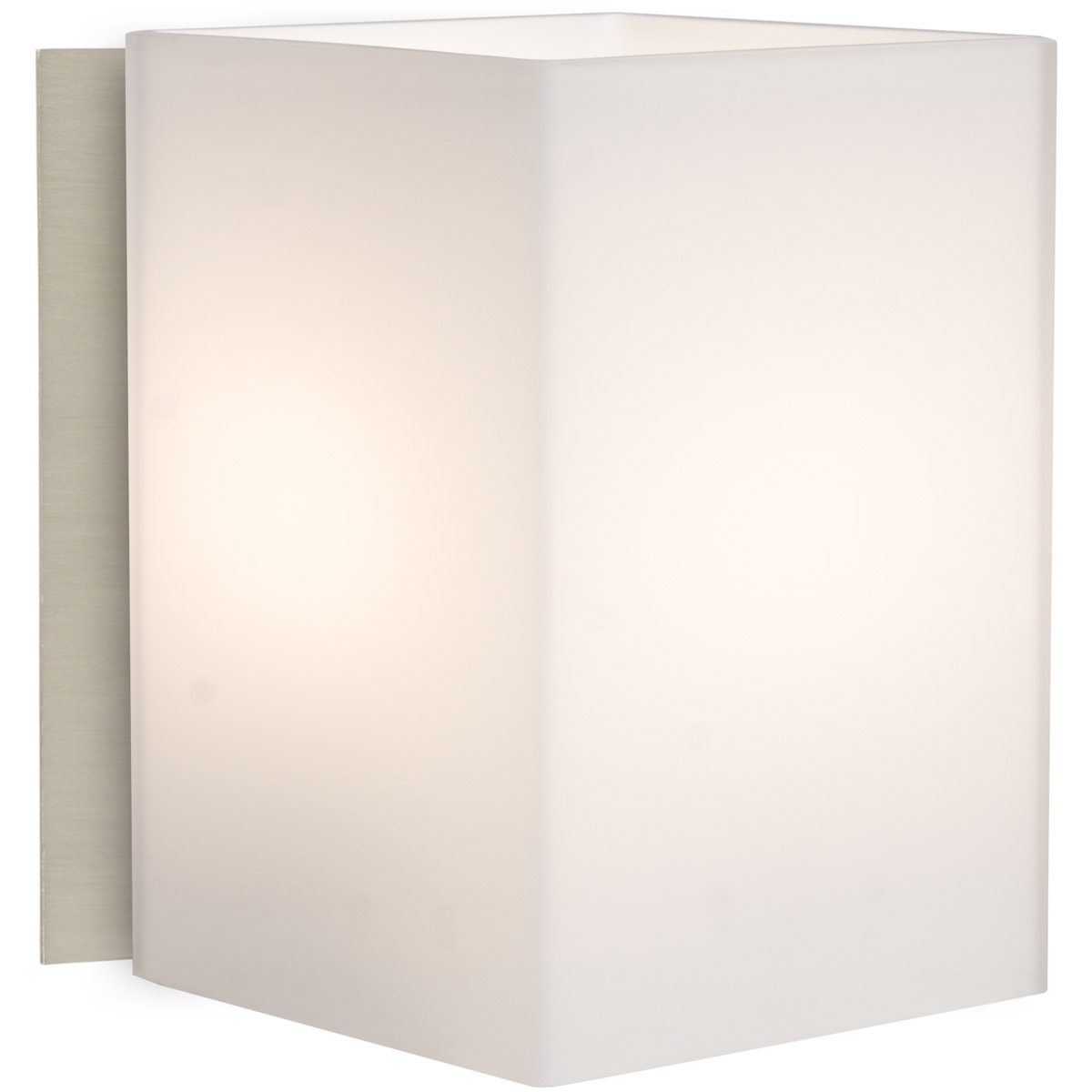 Tito 1 Light 5 inch Satin Nickel Mini Wall Sconce Wall Light in Incandescent, Opal Glass