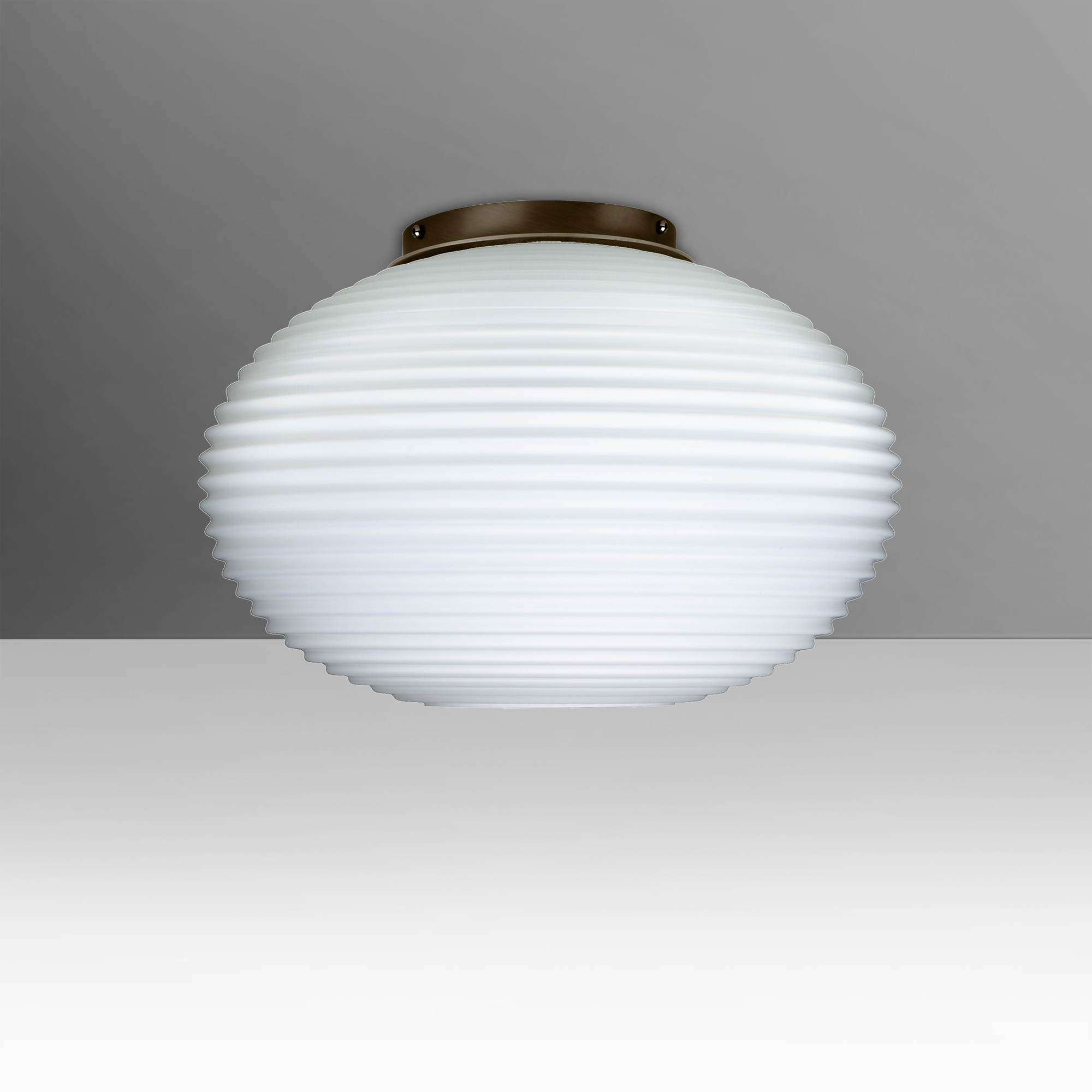 Pape 12 1 Light 11.75 inch Bronze Semi-Flush Mount Ceiling Light