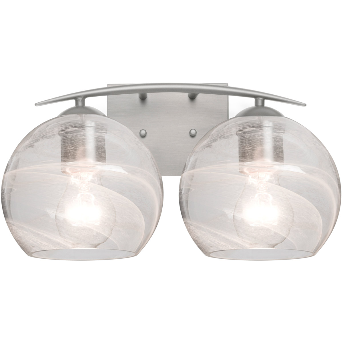 Jilly 2 Light 15 inch Satin Nickel Vanity Light Wall Light