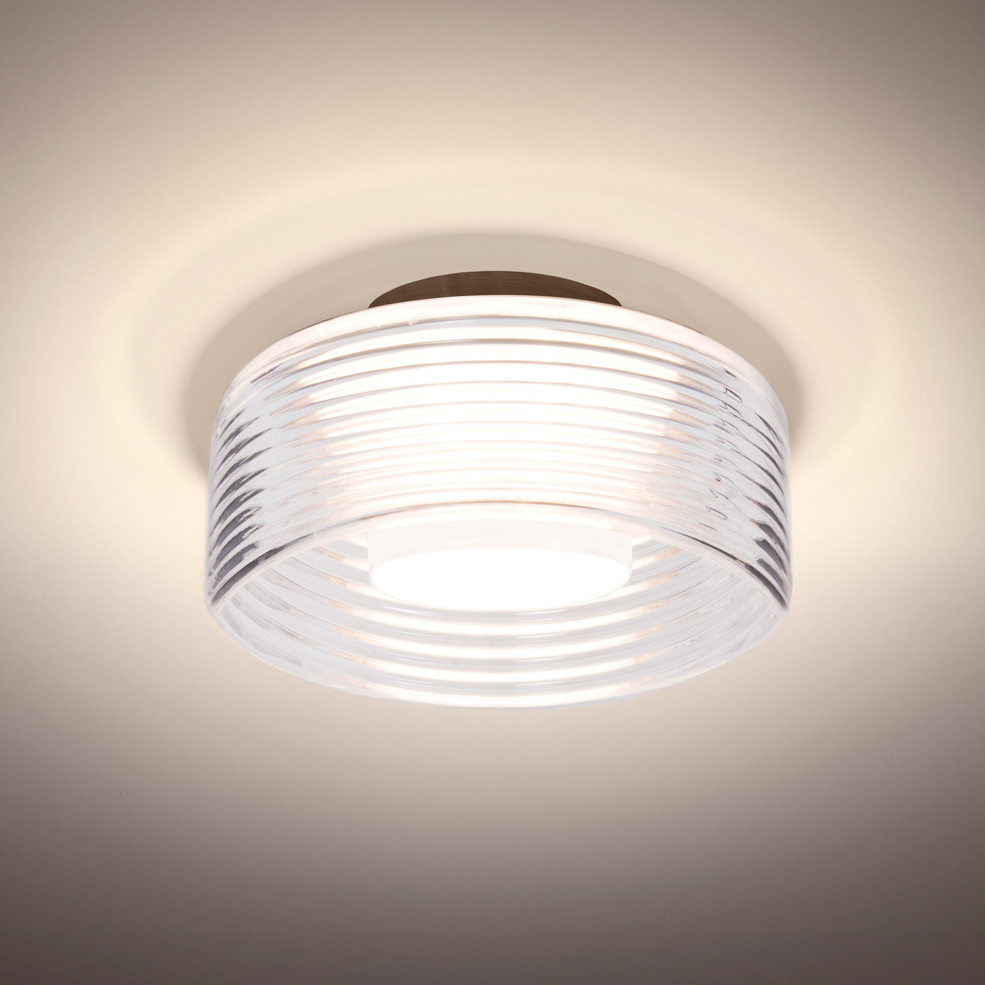 Belu LED 7.88 inch Bronze Flush Mount Ceiling Light