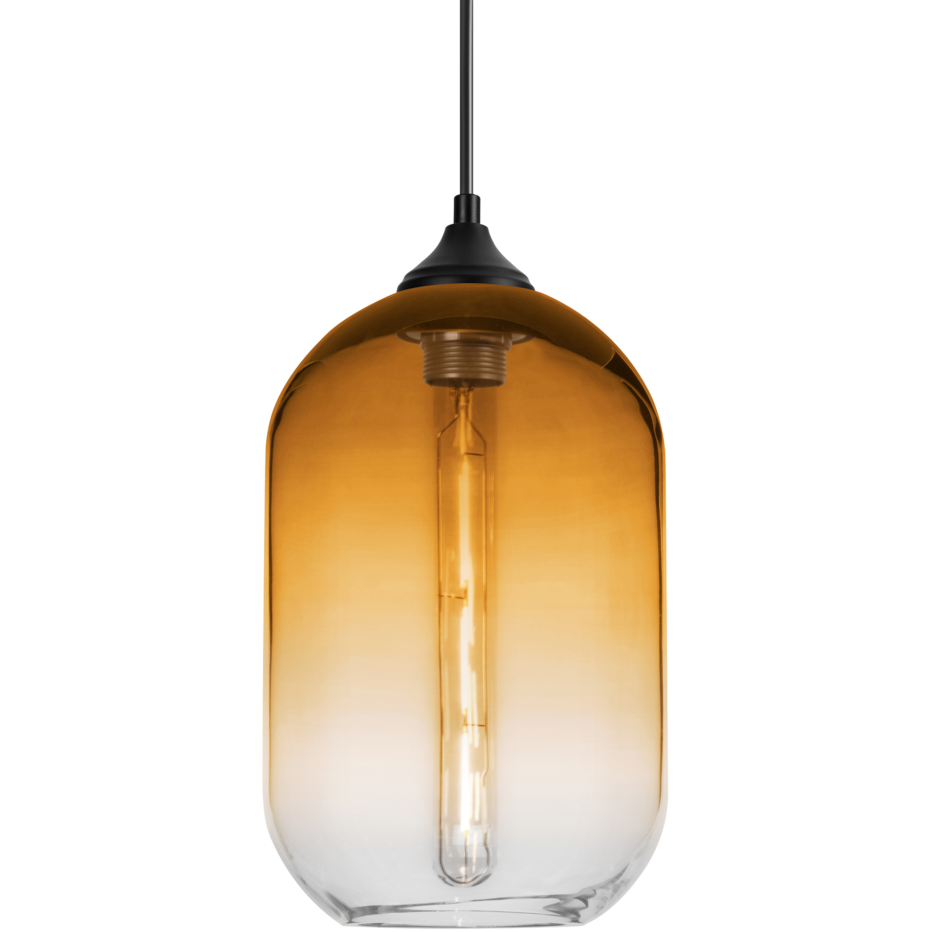 Omega 12 1 Light Black Outdoor Pendant