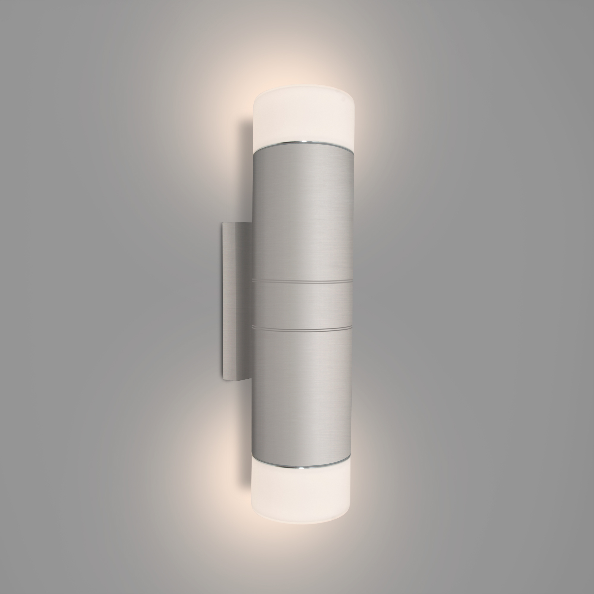 Kaya 24 2 Light 24 inch Silver Outdoor Sconce