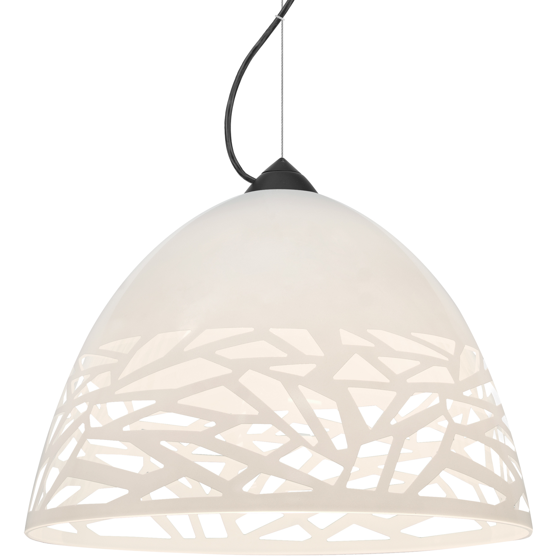 Kiev 1 Light Black Cable Pendant Ceiling Light