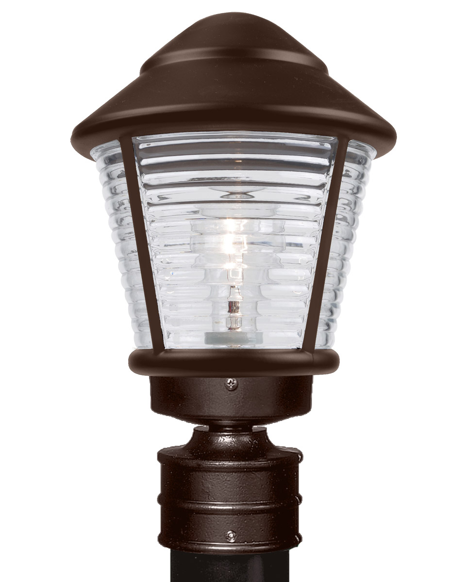 3100 Series 1 Light 14 inch Bronze Outdoor Post Mount, Costaluz
