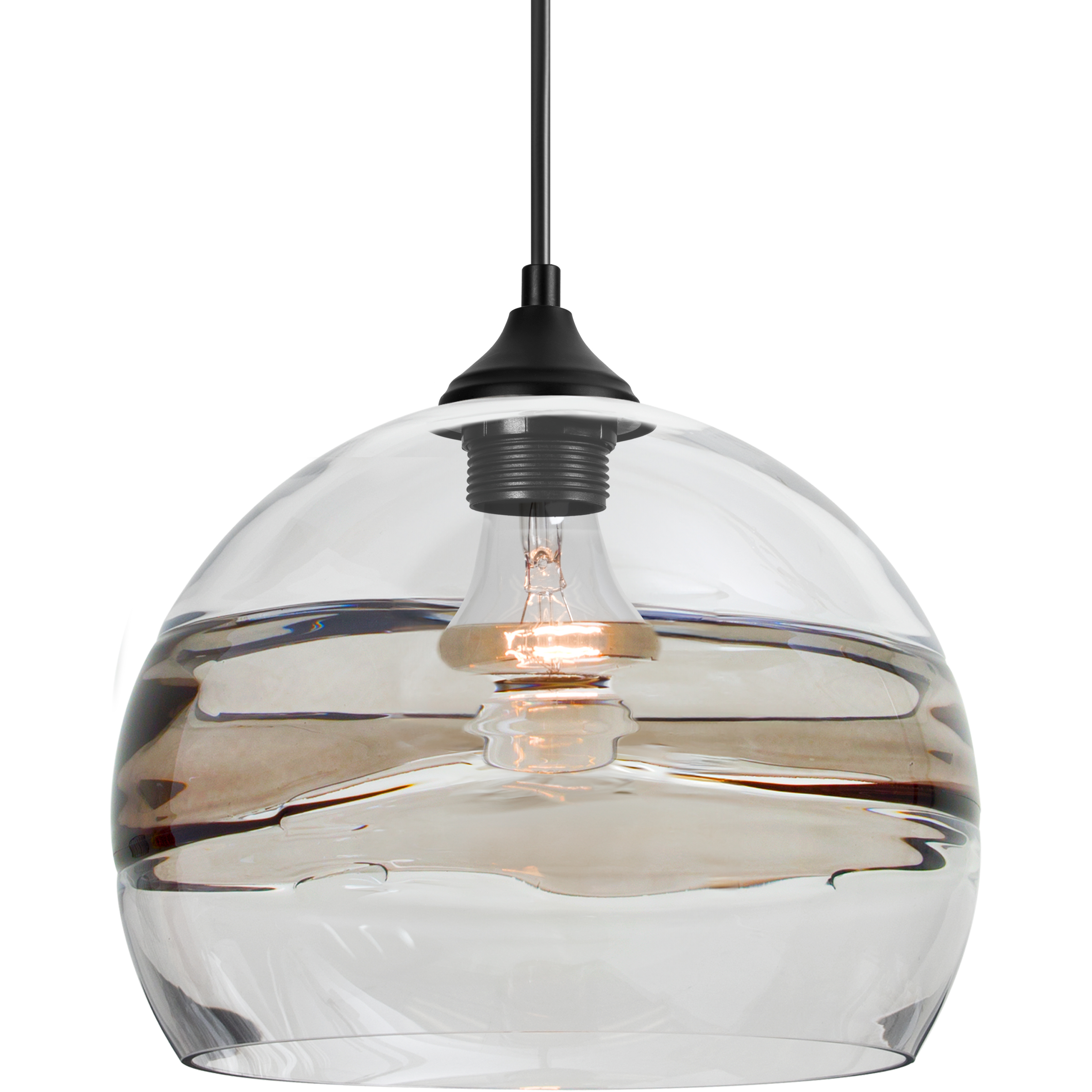 Spirit 10 1 Light Black Outdoor Pendant