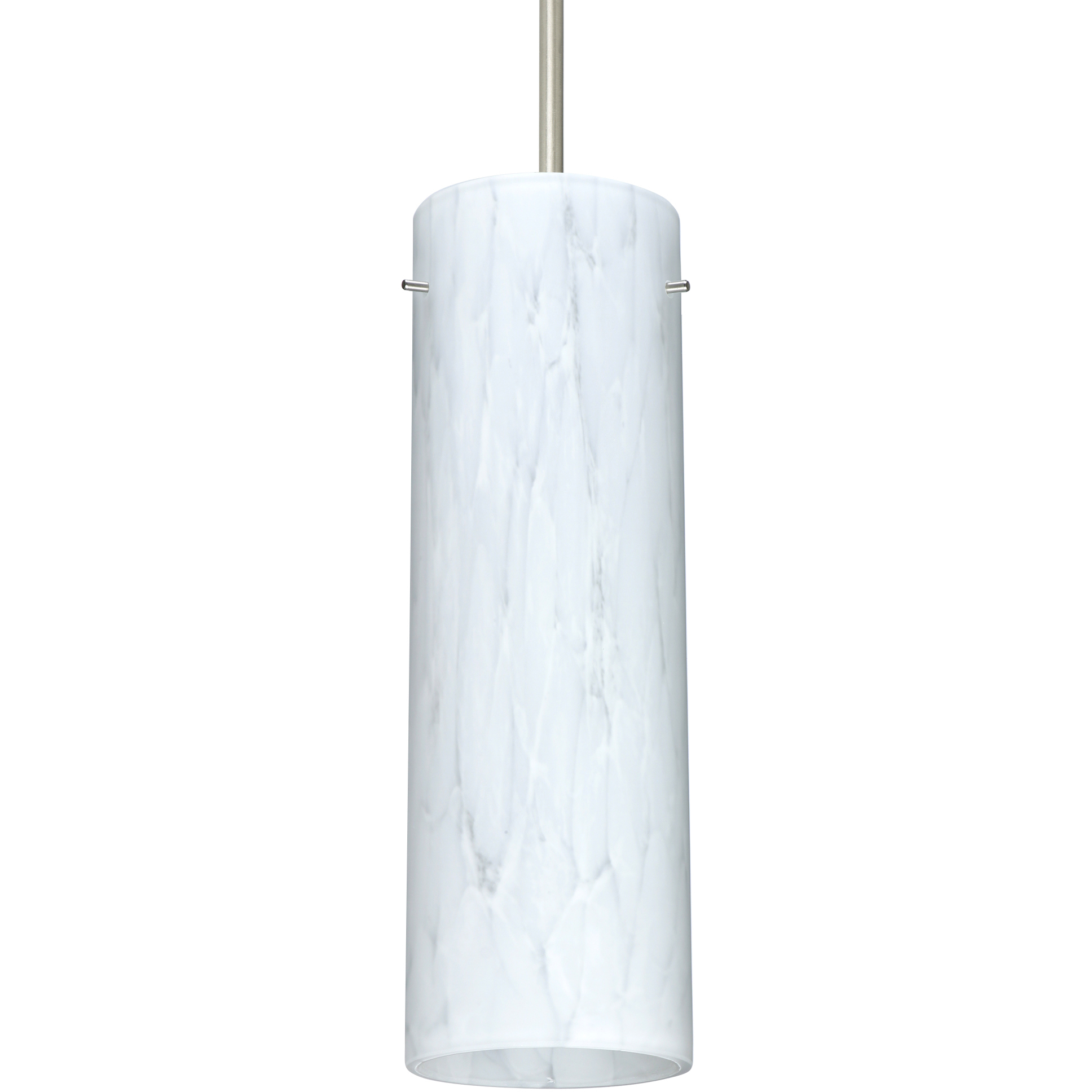 Stilo 9 LED Satin Nickel Cord Pendant Ceiling Light