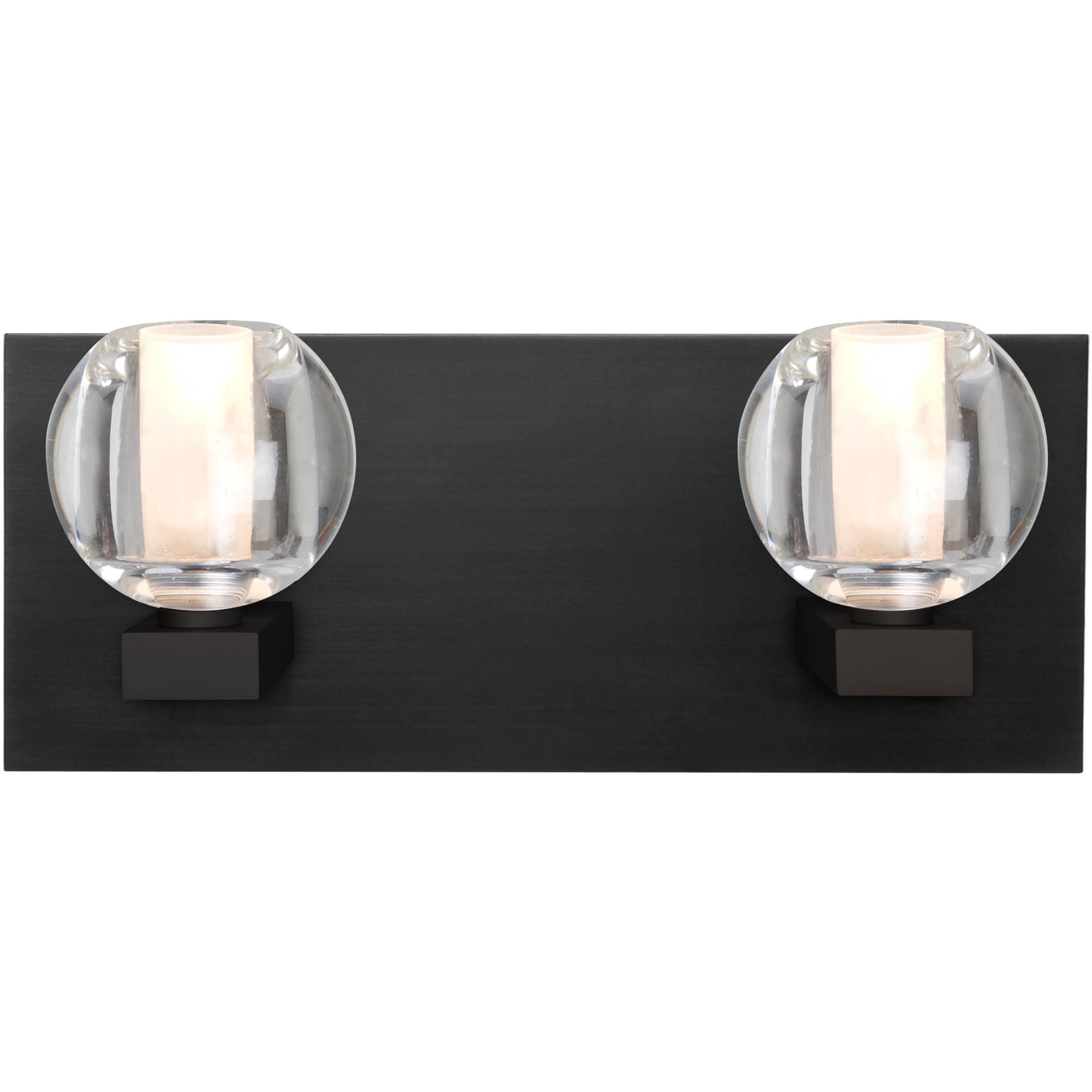 Boca 3 LED 14 inch Black Vanity Light Wall Light