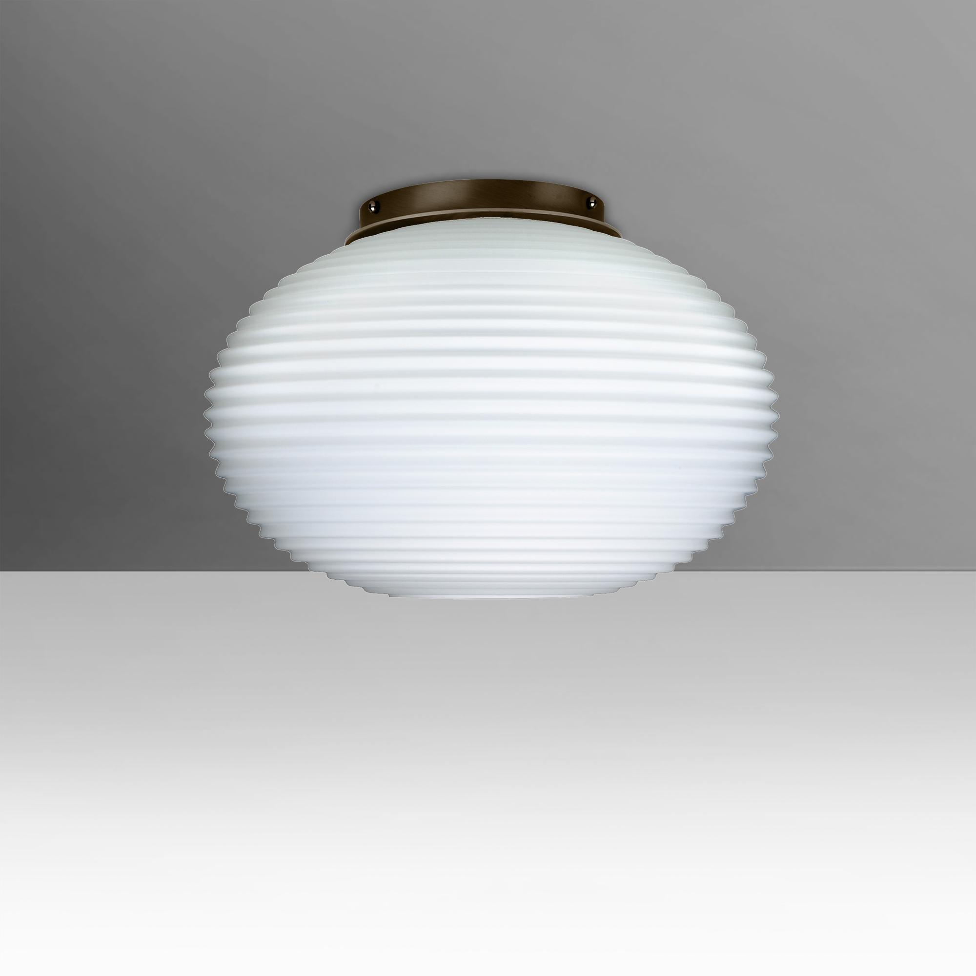 Pape 10 LED 10.25 inch Bronze Semi-Flush Mount Ceiling Light