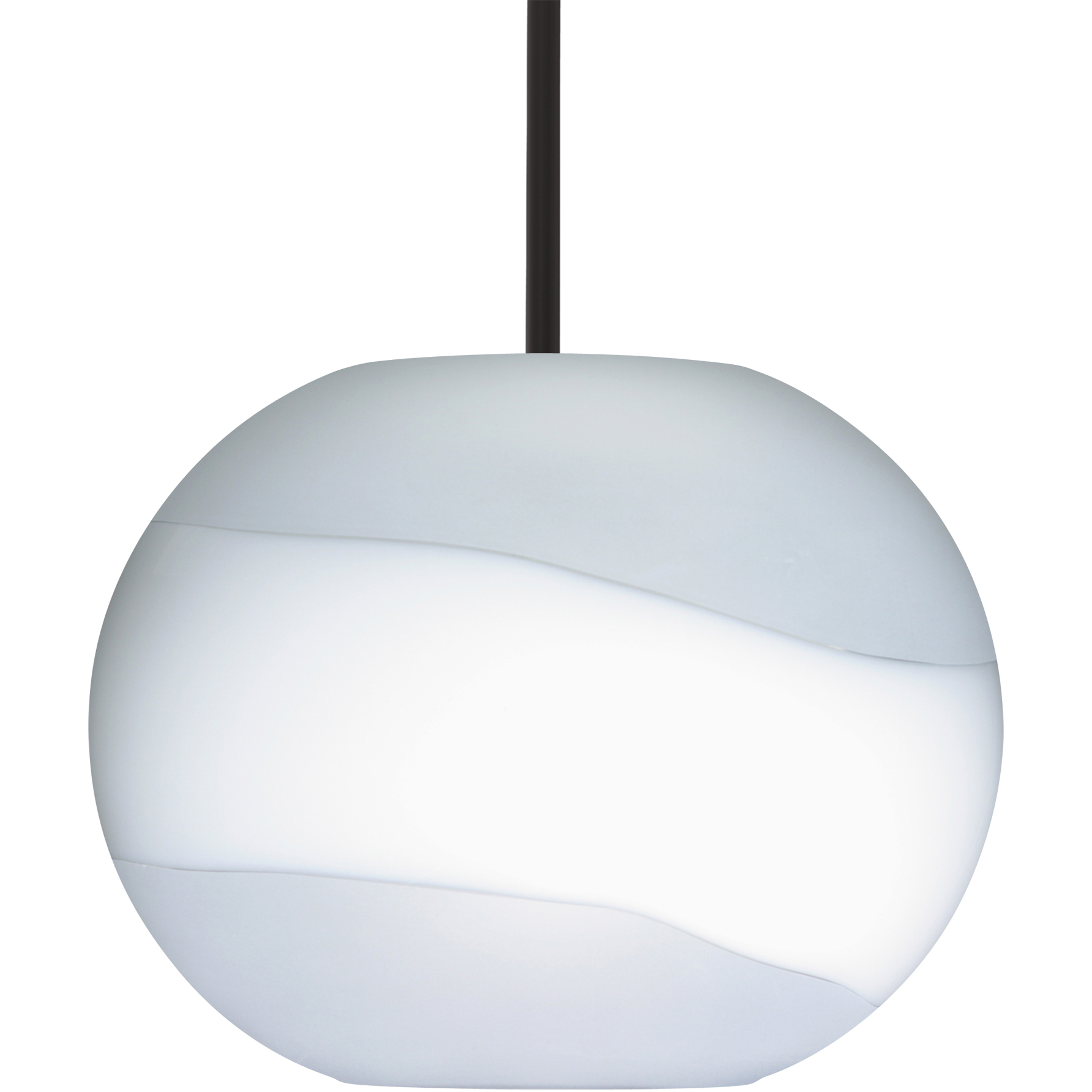 Luna LED Black Stem Pendant Ceiling Light