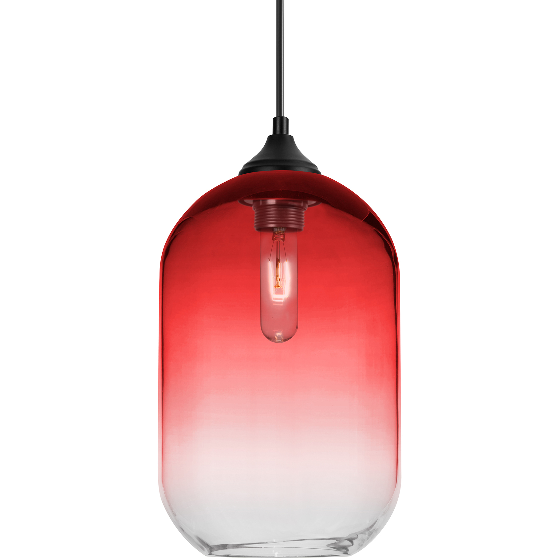 Omega 12 1 Light Black Outdoor Pendant