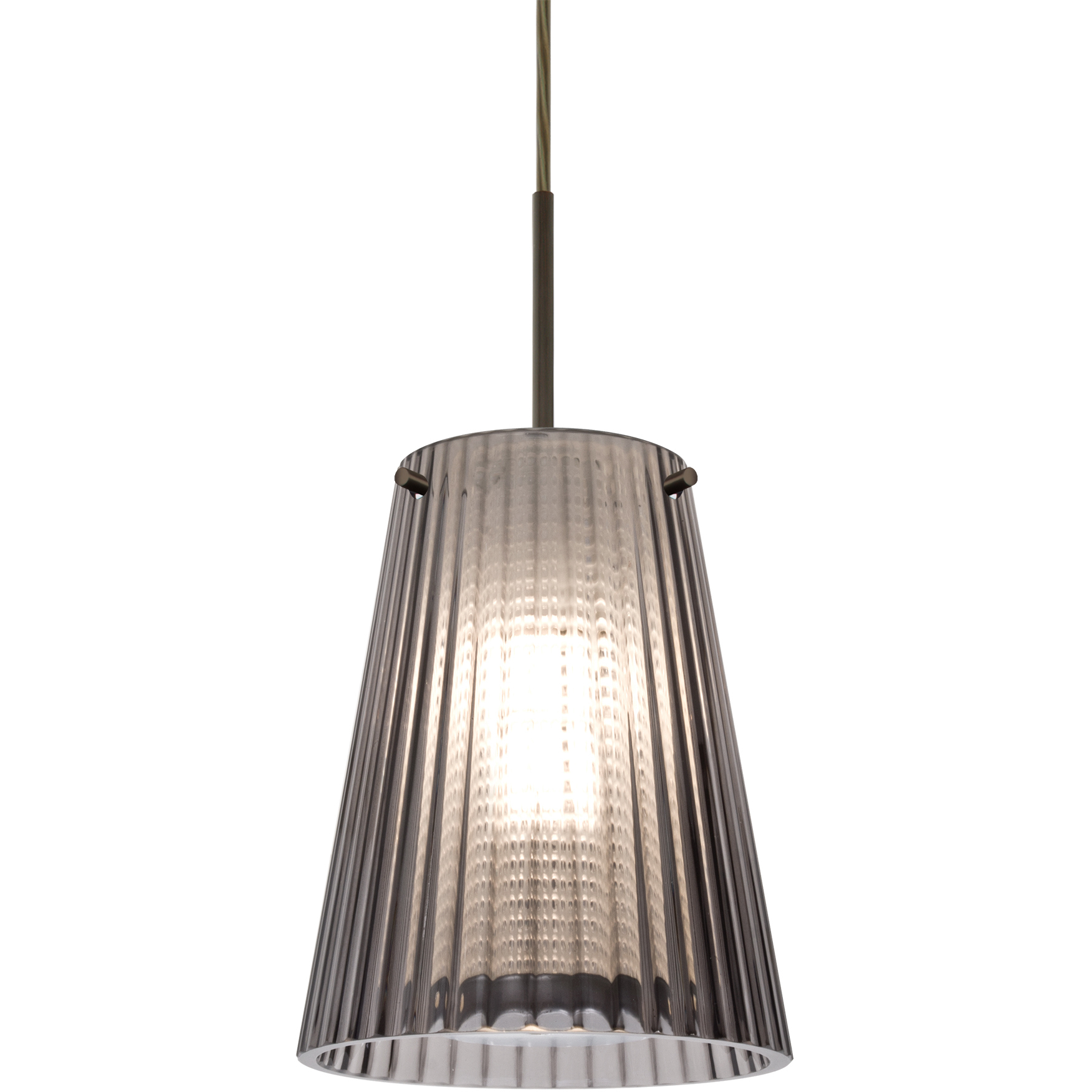 Dion 1 Light Bronze Cord Pendant Ceiling Light