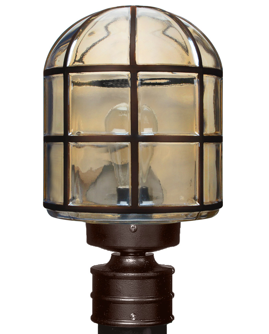 3417 Series 1 Light 14 inch Bronze Outdoor Post Mount, Costaluz