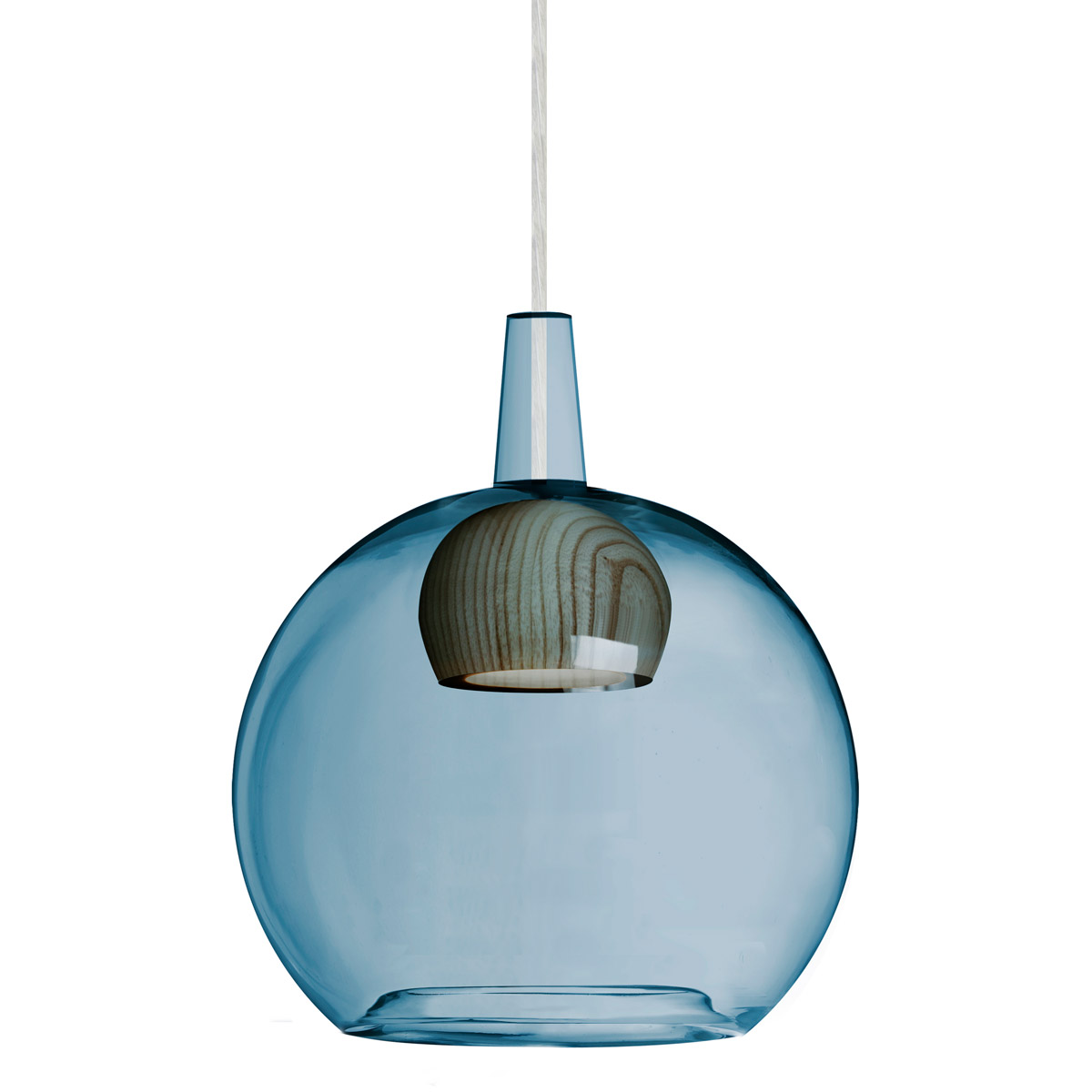 Besa Lighting 1JT-BENJIBLNA-LED-SN Benji LED Satin Nickel Pendant ...