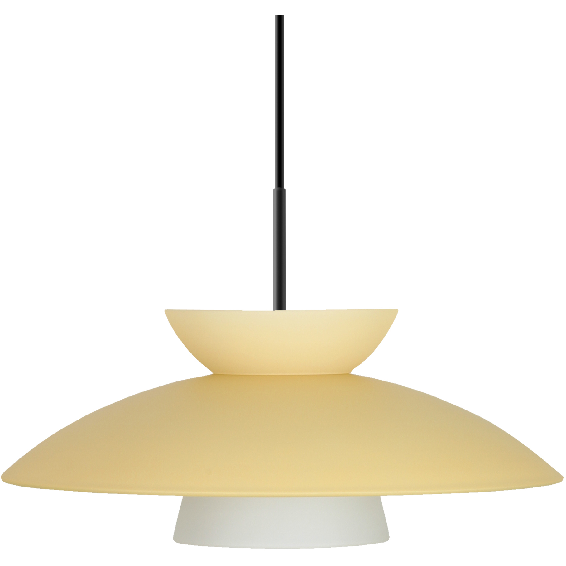 Trilo 15 LED Black Cord Pendant Ceiling Light